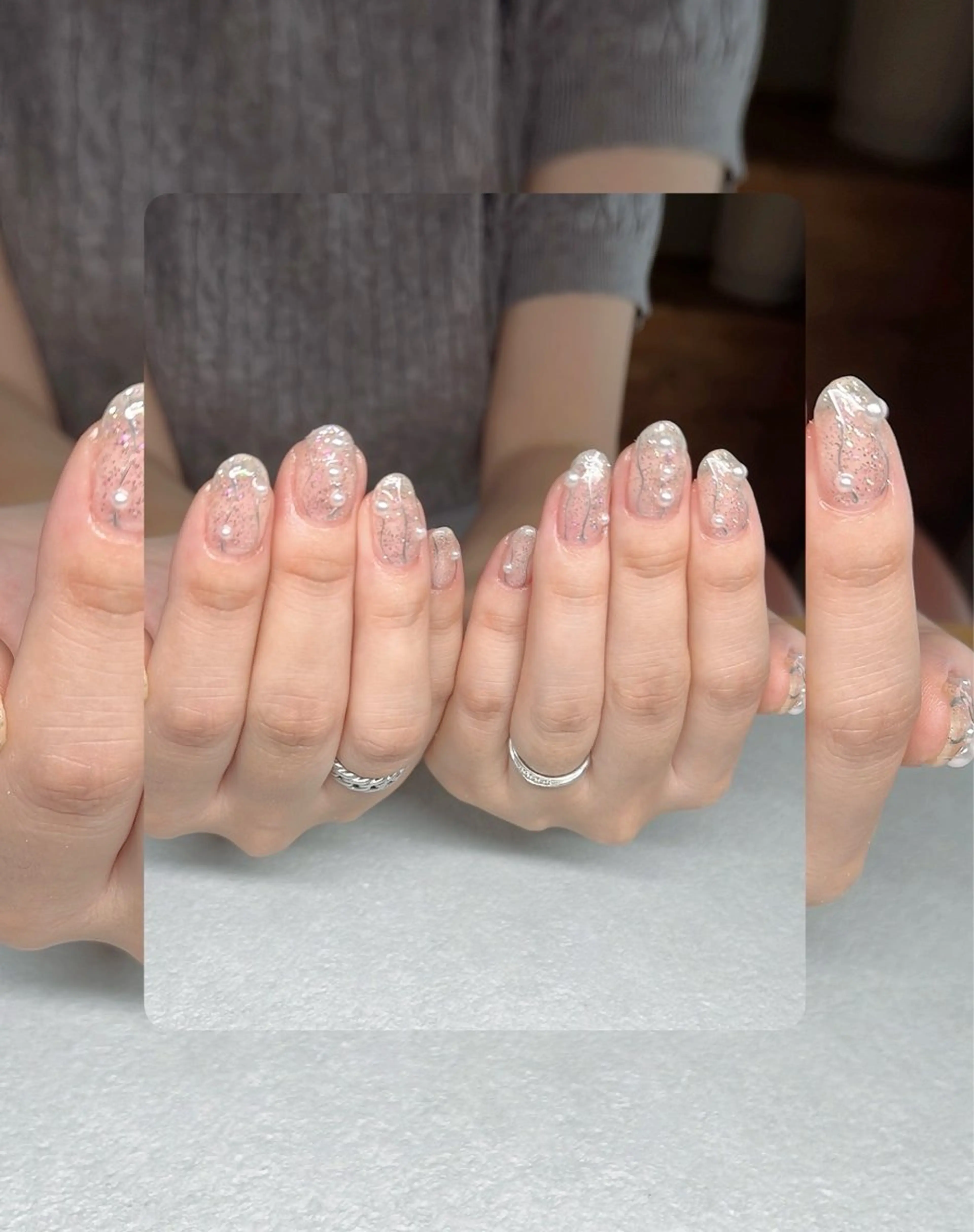 ネイル ハンドネイル tsumeya ゆるかわ手描きネイルのネイルデザイン