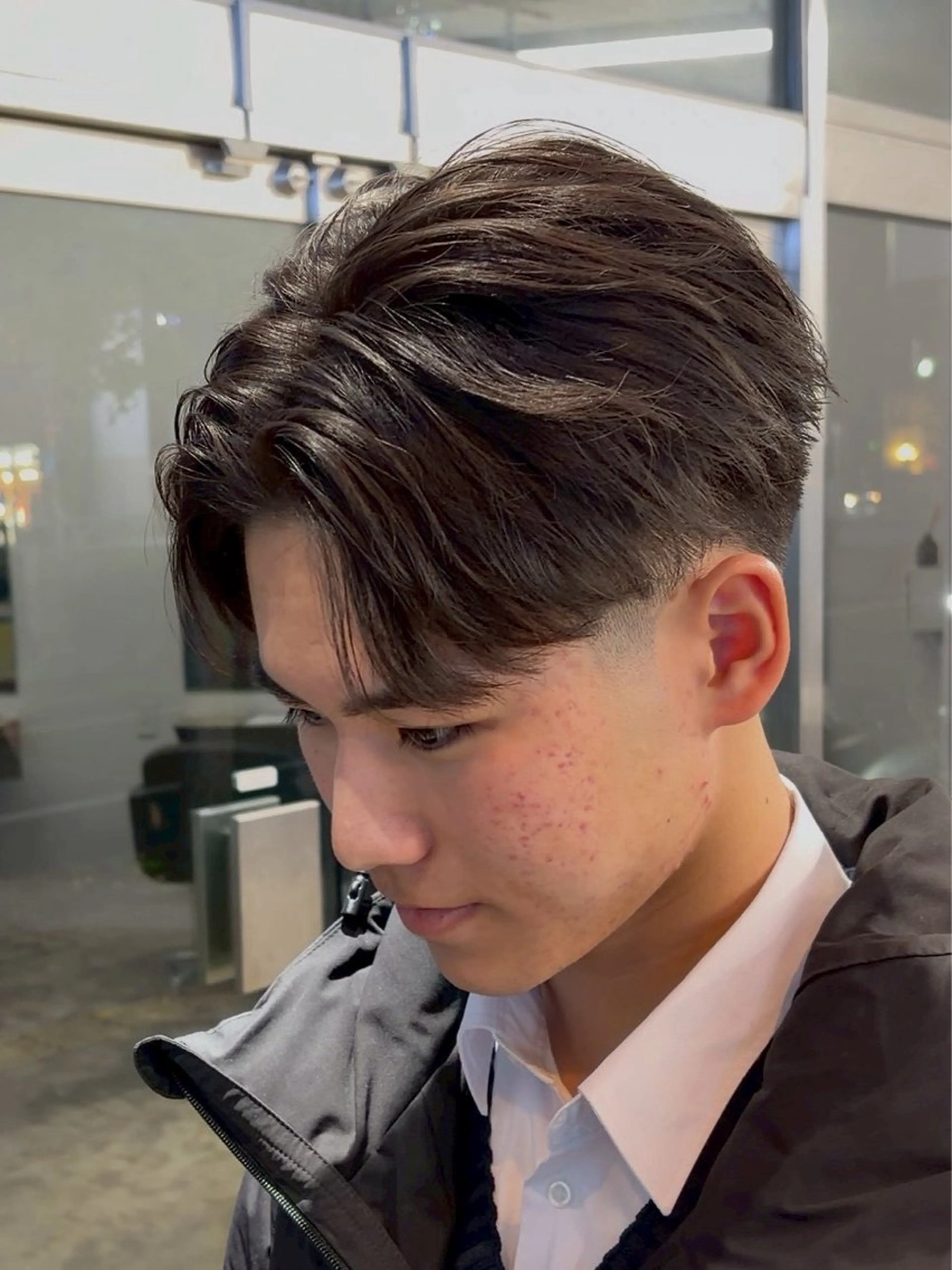 メンズ センターパート 小林 大和のヘアスタイル