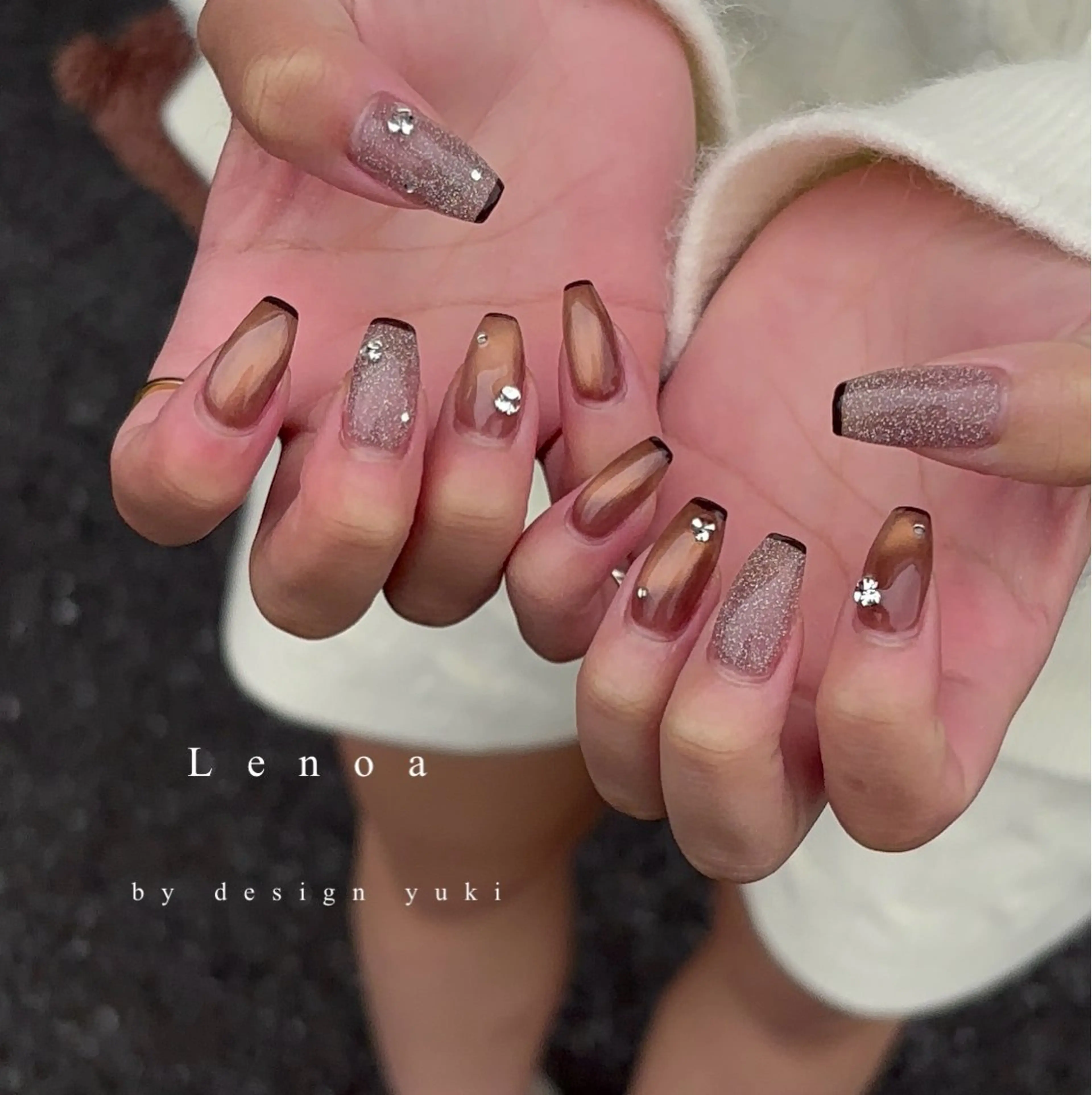 ネイル ハンドネイル Lenoa Yukiのネイルデザイン