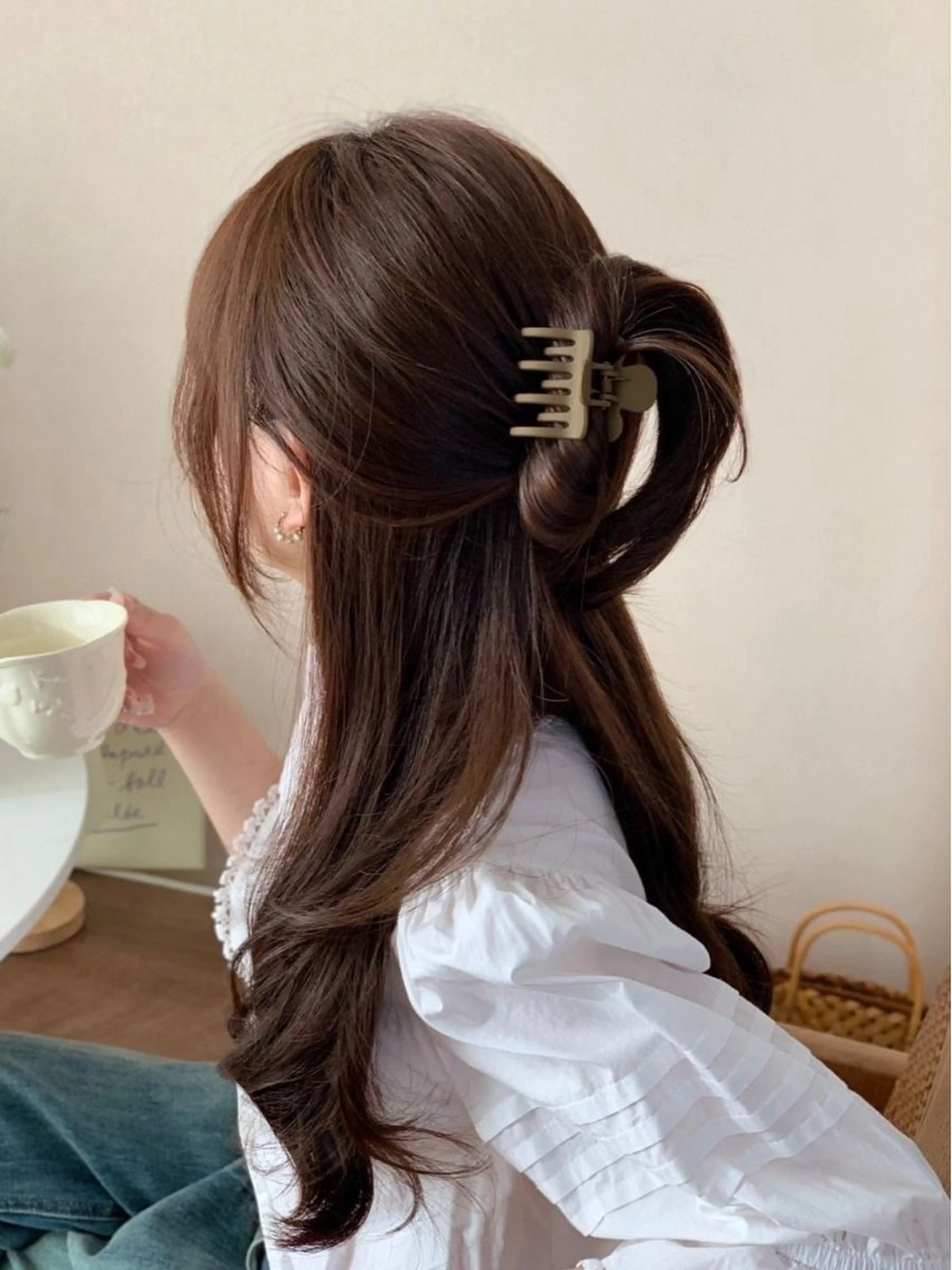 カラー カット ヘアカラー トリートメント ❤️ブリーチなし💚 ダブルカラー平野実花のヘアスタイル