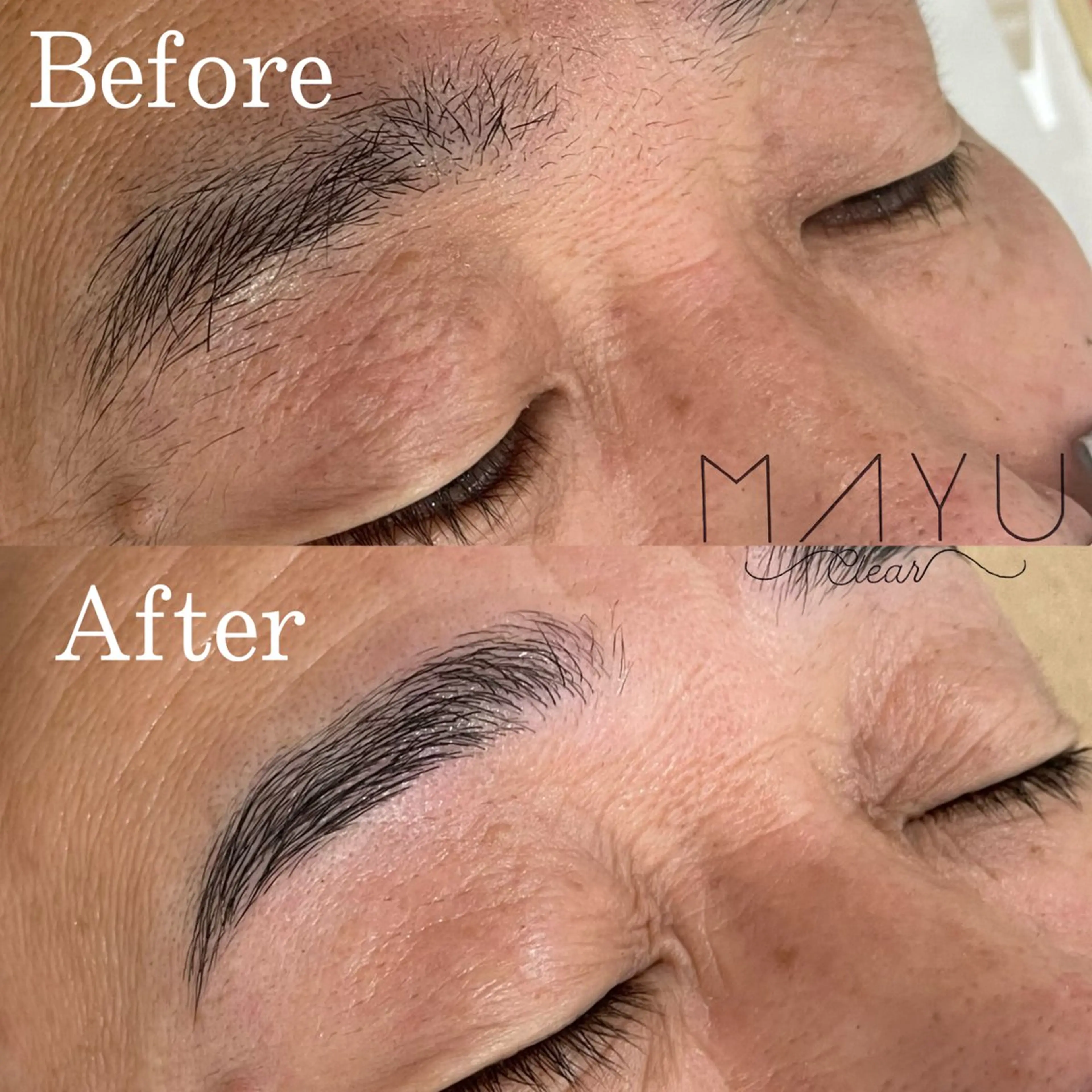 メンズ アイブロウ メンズパーマ マユクリア 大阪梅田店の眉毛・アイブロウイメージ