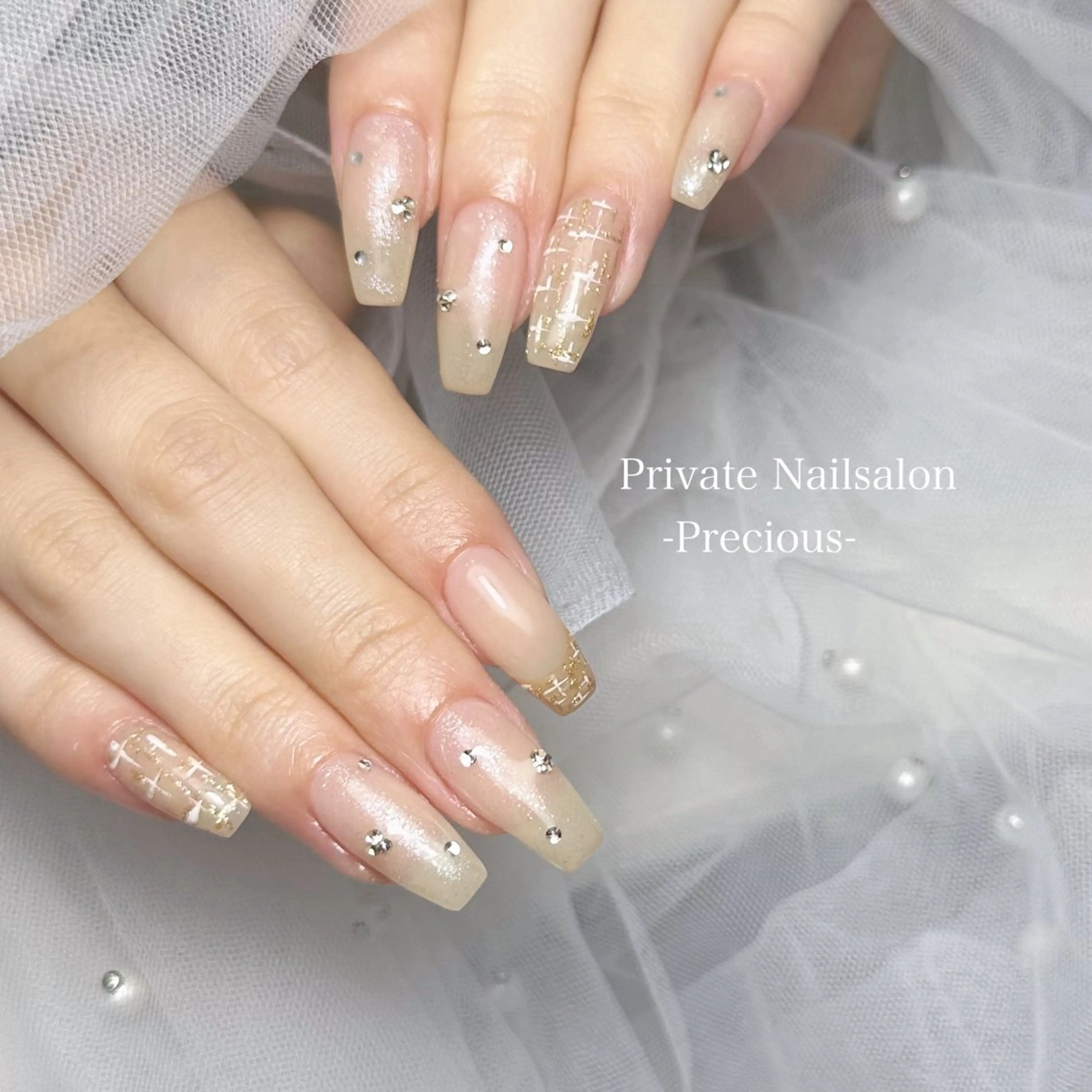 ネイル ハンドネイル Precious *･゜のネイルデザイン