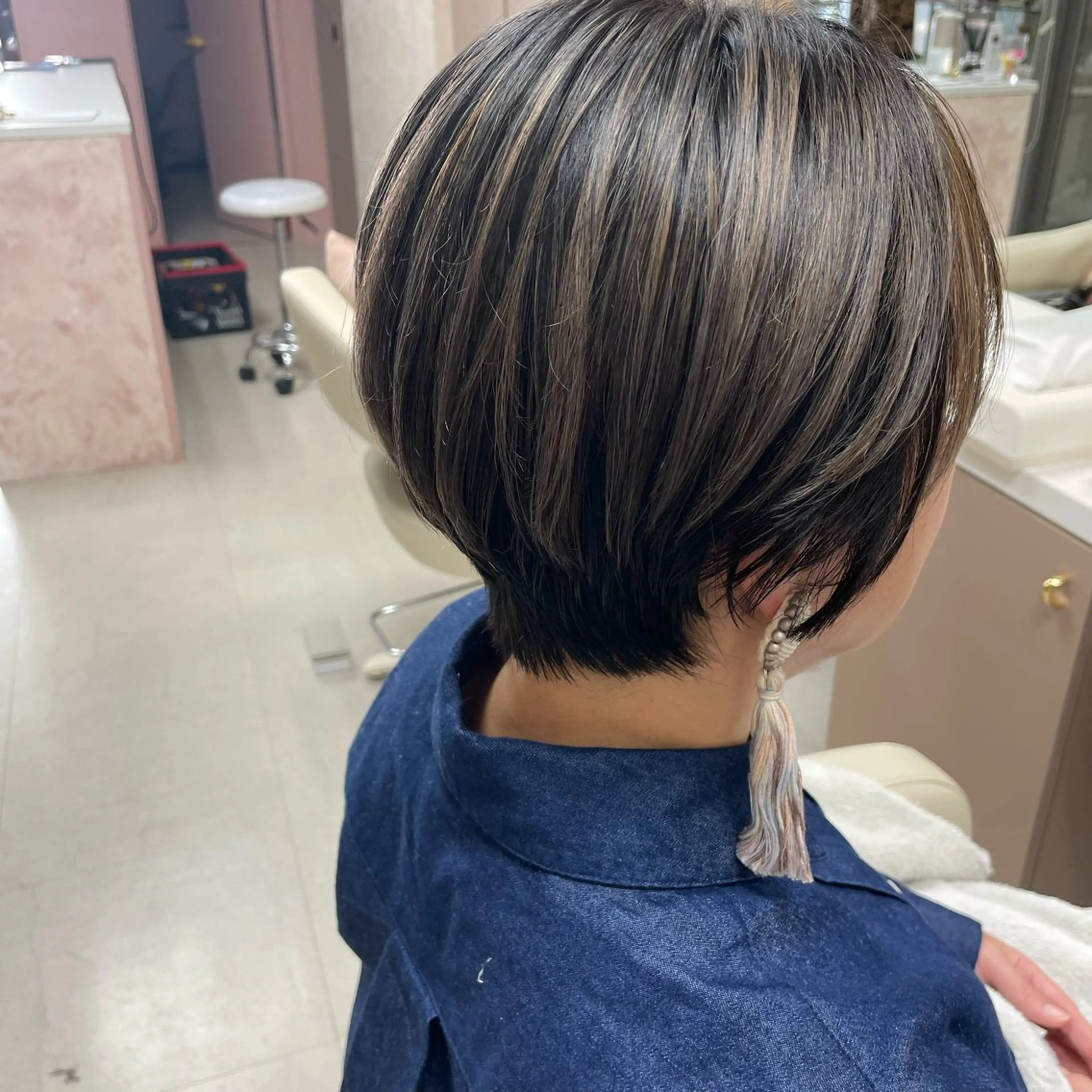 ショート カラー カット Lemupu所属・坂本 沙也加のヘアスタイル