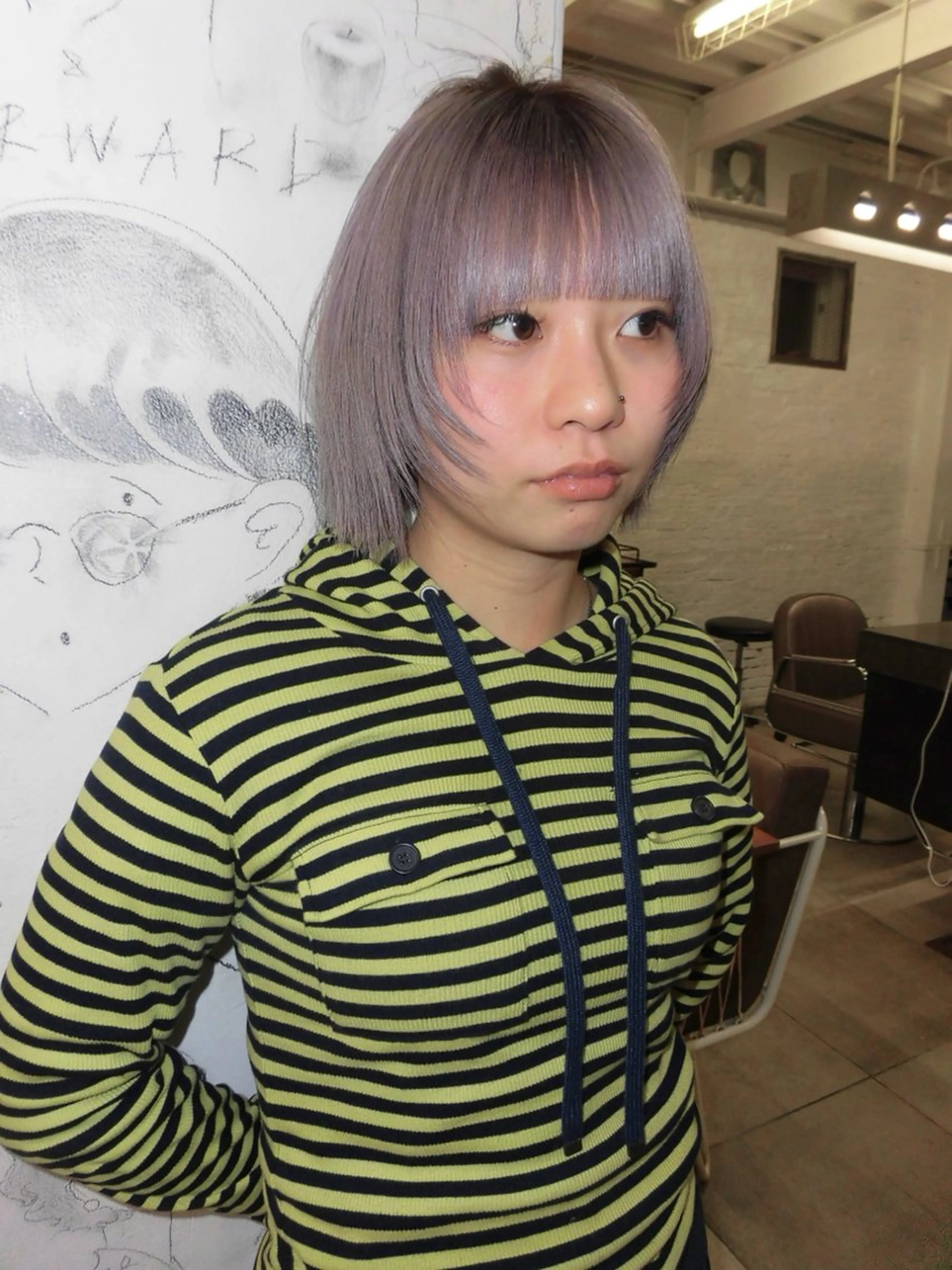 カラー 工藤 姫和のヘアスタイル