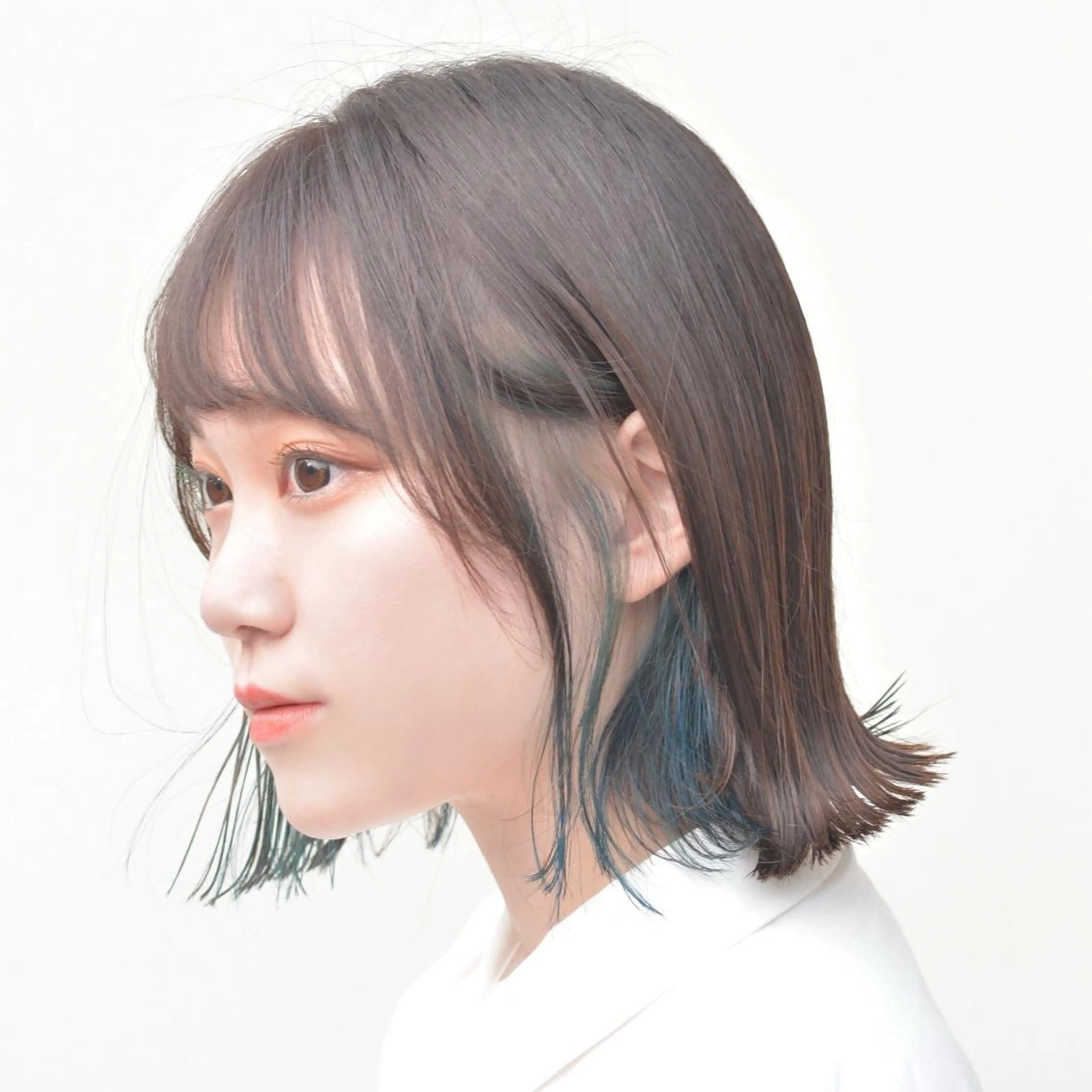 ショート カラー ブルーカラー インナーカラー 石川 友美のその他イメージ