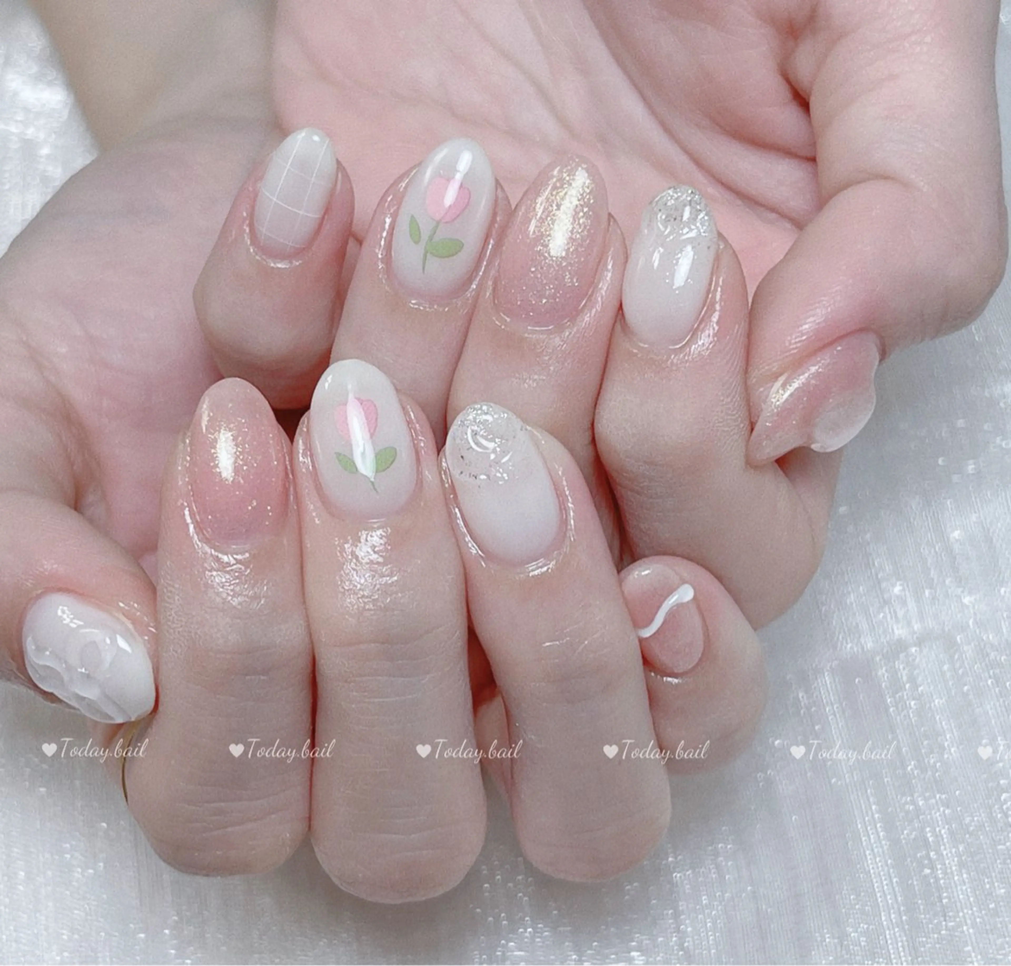 ネイル 🎀Today nail💅のネイルデザイン