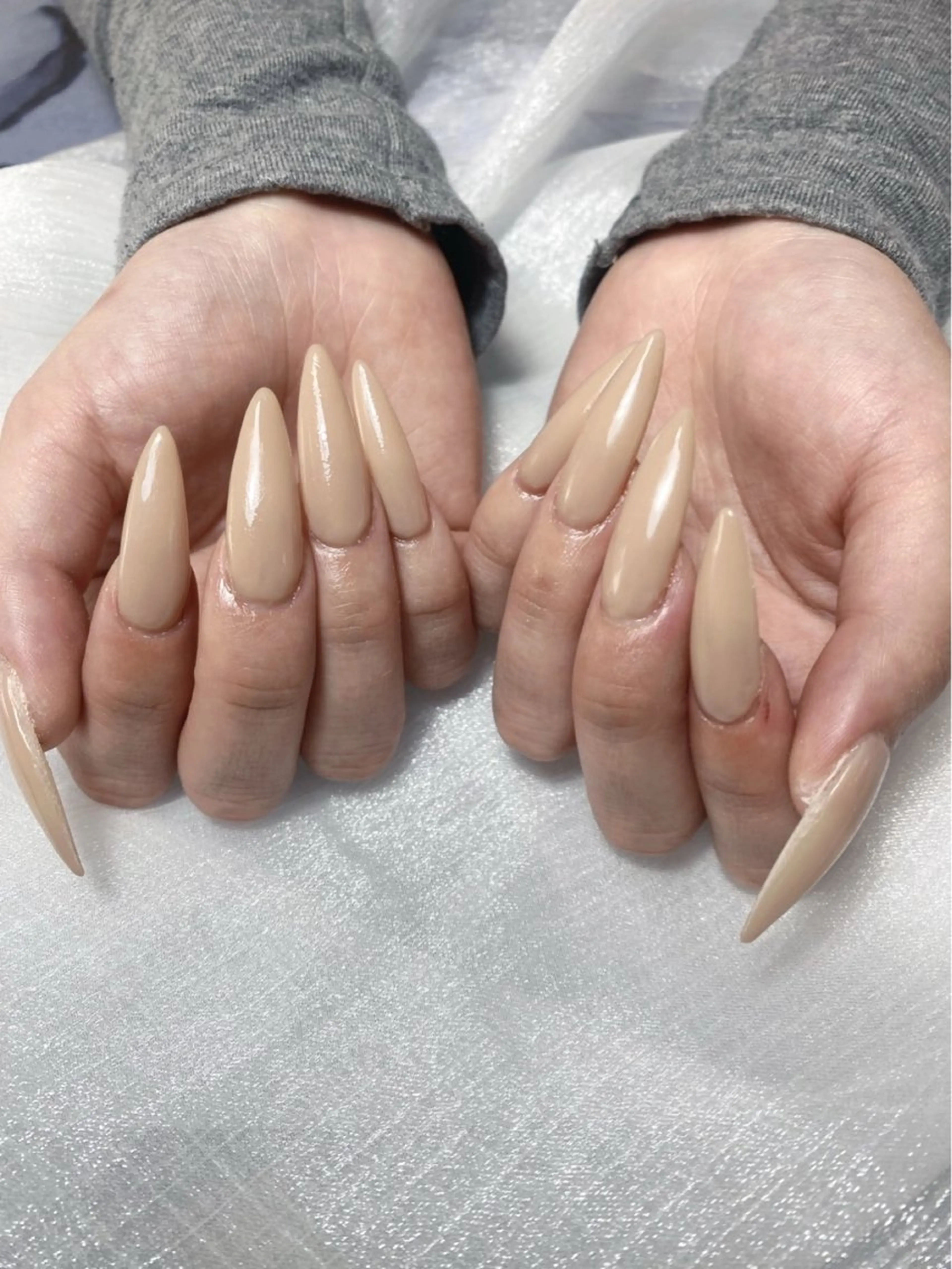 ネイル 長さ出し ハンドネイル ネイルサロン あんみのネイルデザイン