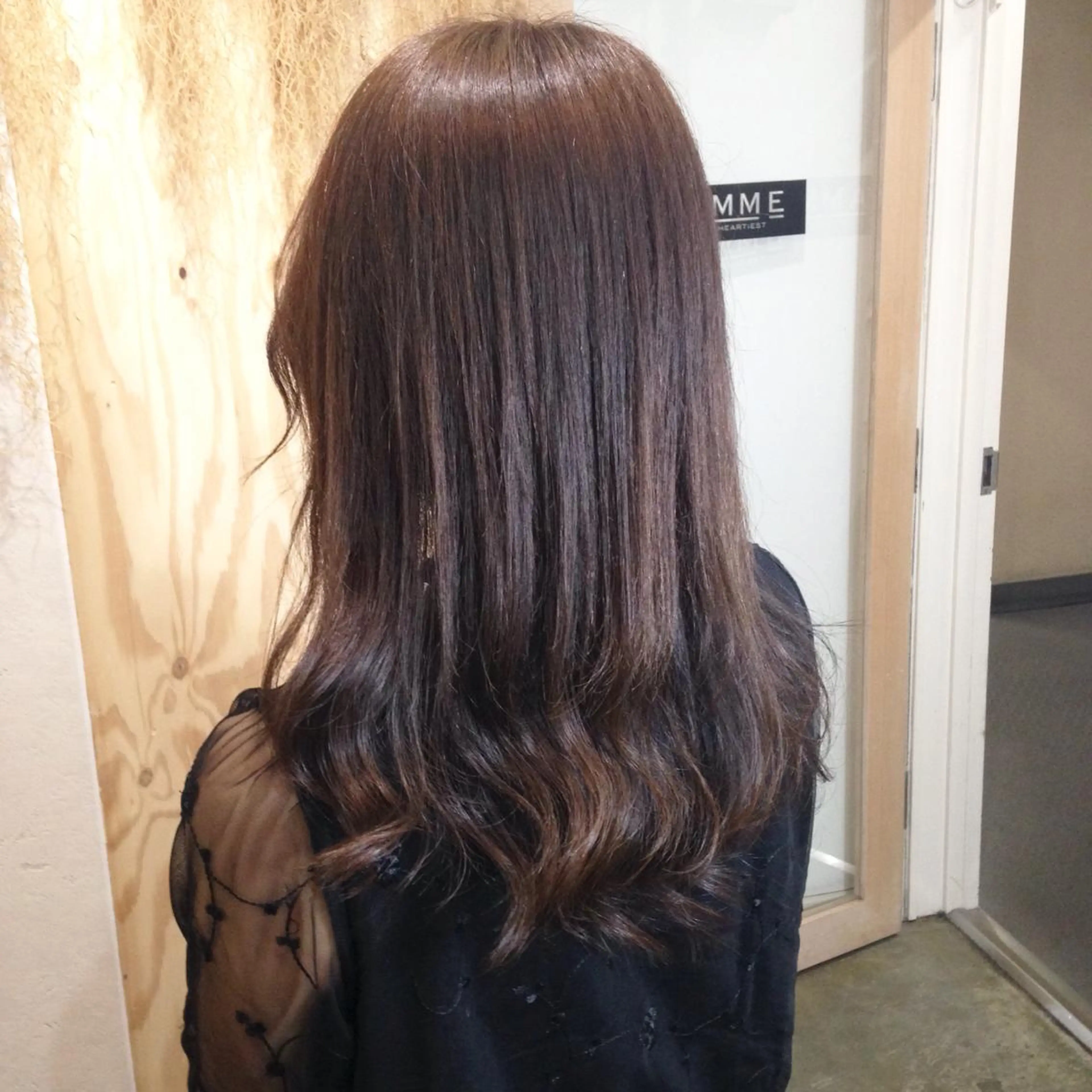 セミロング カラー ピンクカラー ピンクパープル パープルカラー 💎髪質改善💎 デザイナーshinのヘアスタイル