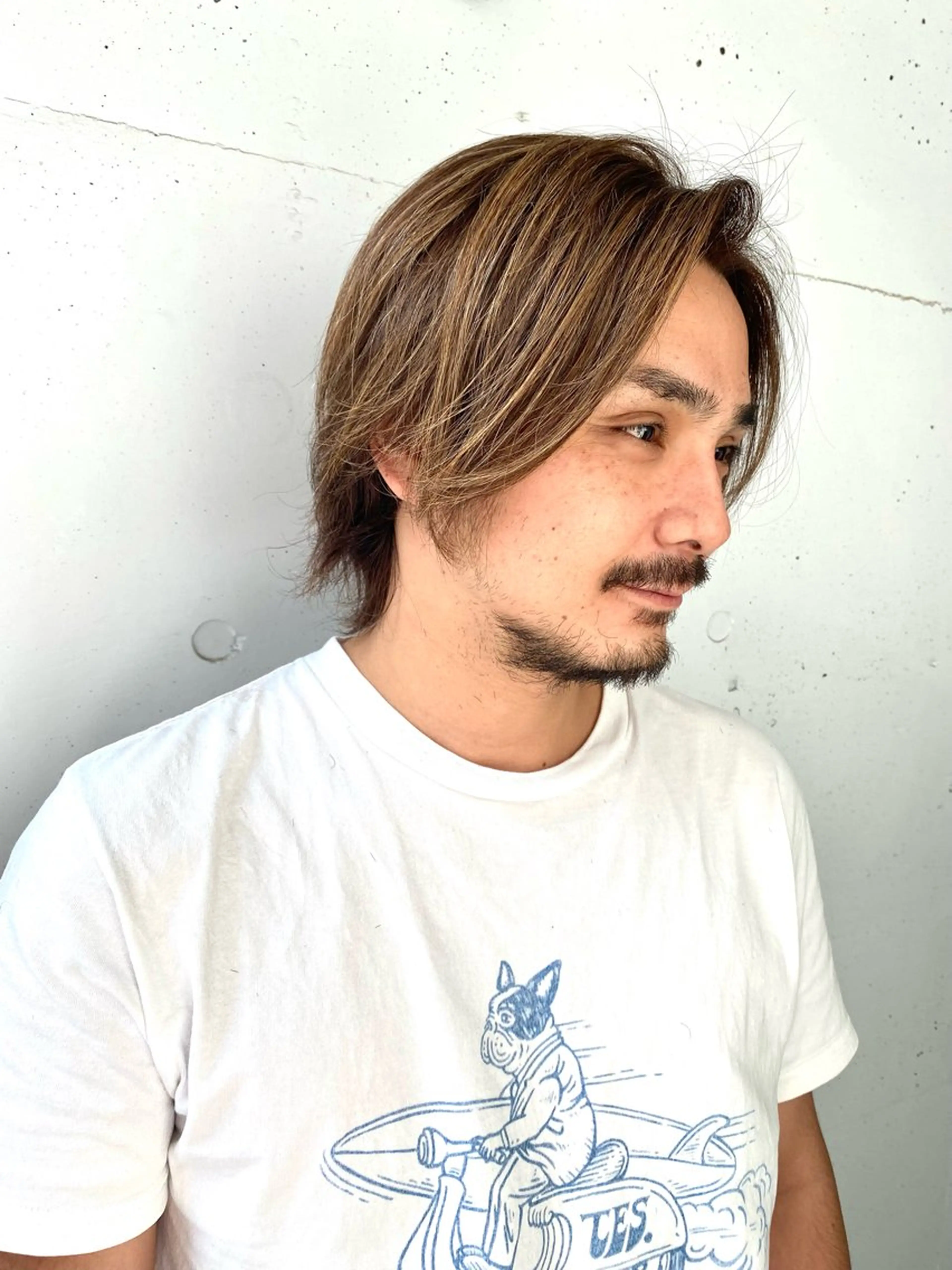 ミディアム カラー メンズ メンズ特化🔥木下 晃徳のヘアスタイル