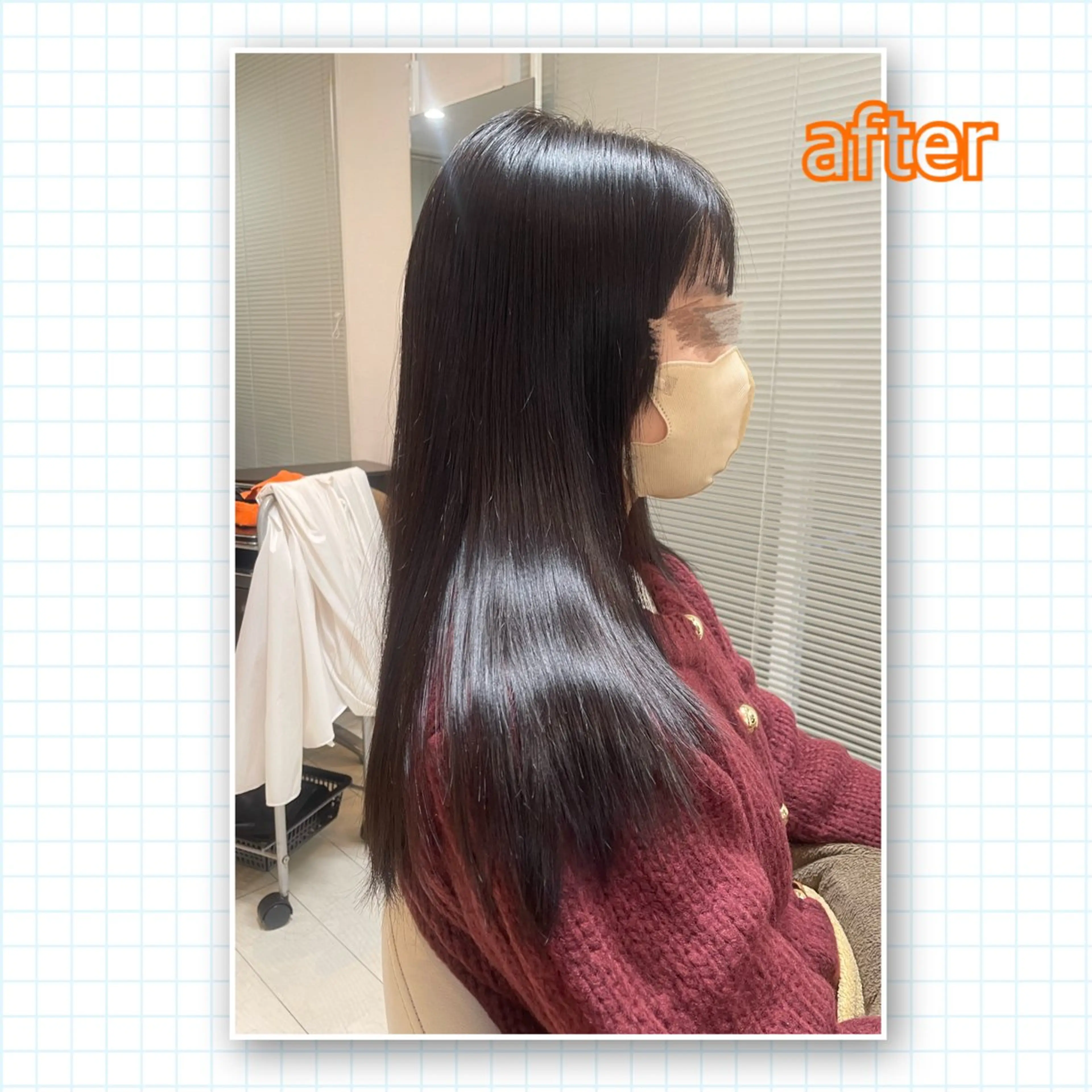 ロング 髪質改善専門店 AMIaBELLE所属・アミーベル🧸🧡 本店✂️しおりのヘアスタイル