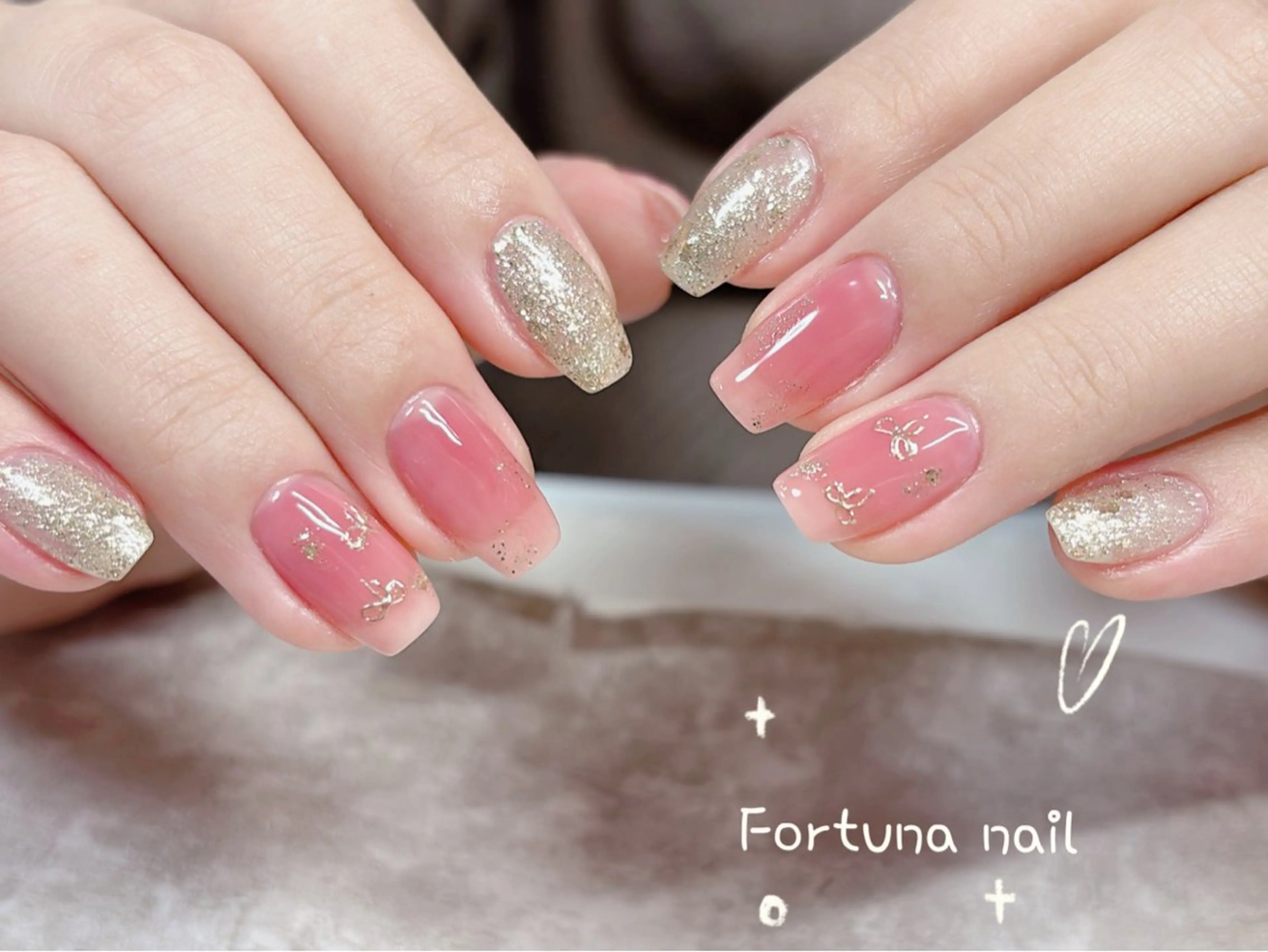 ネイル ハンドネイル Nail •Head スパFortunaのネイルデザイン