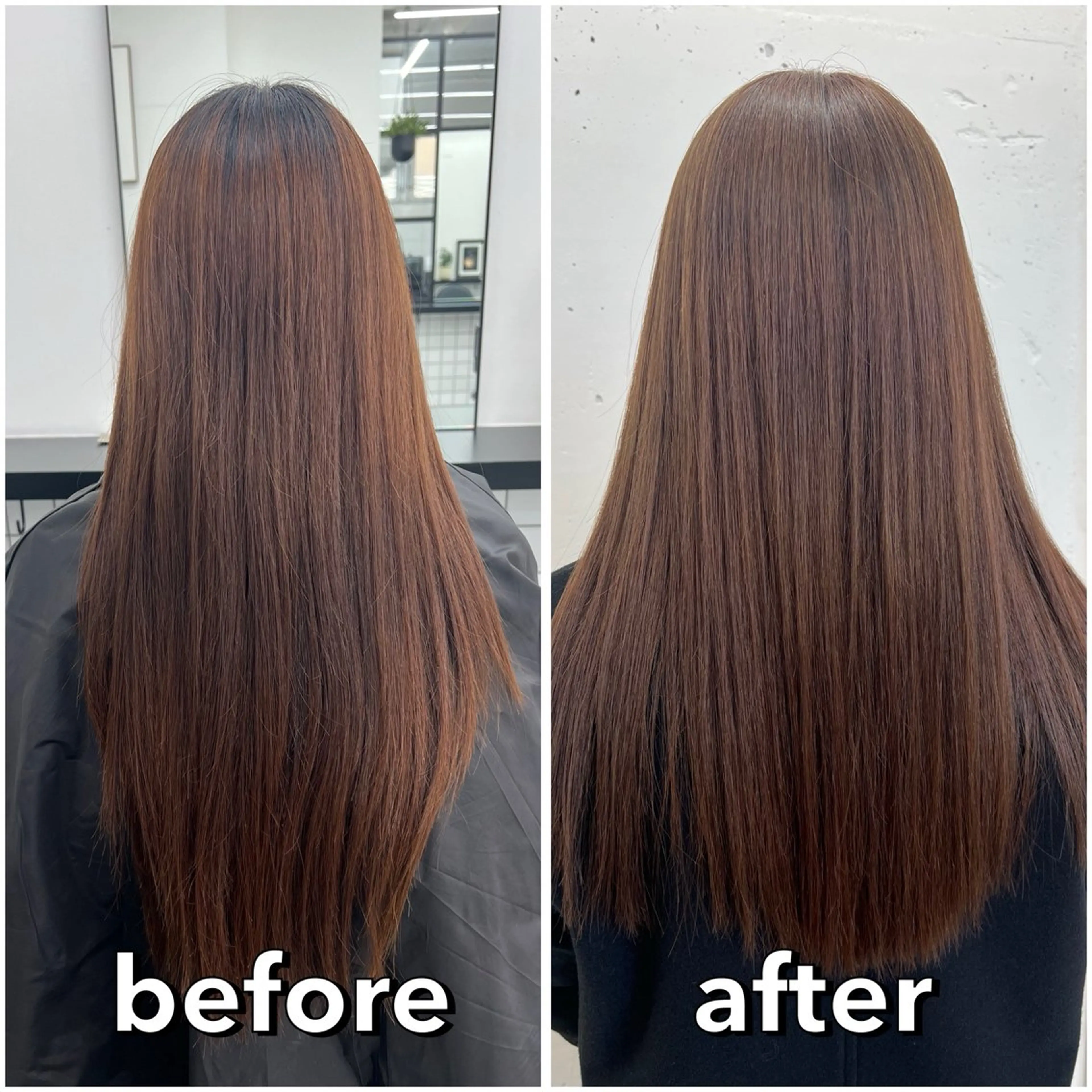 ロング カラー ブラウンカラー ダブルカラー 縮毛矯正 カット ヘアカラー 🌷︎あすか🌷 JILLSTUDIOのヘアスタイル