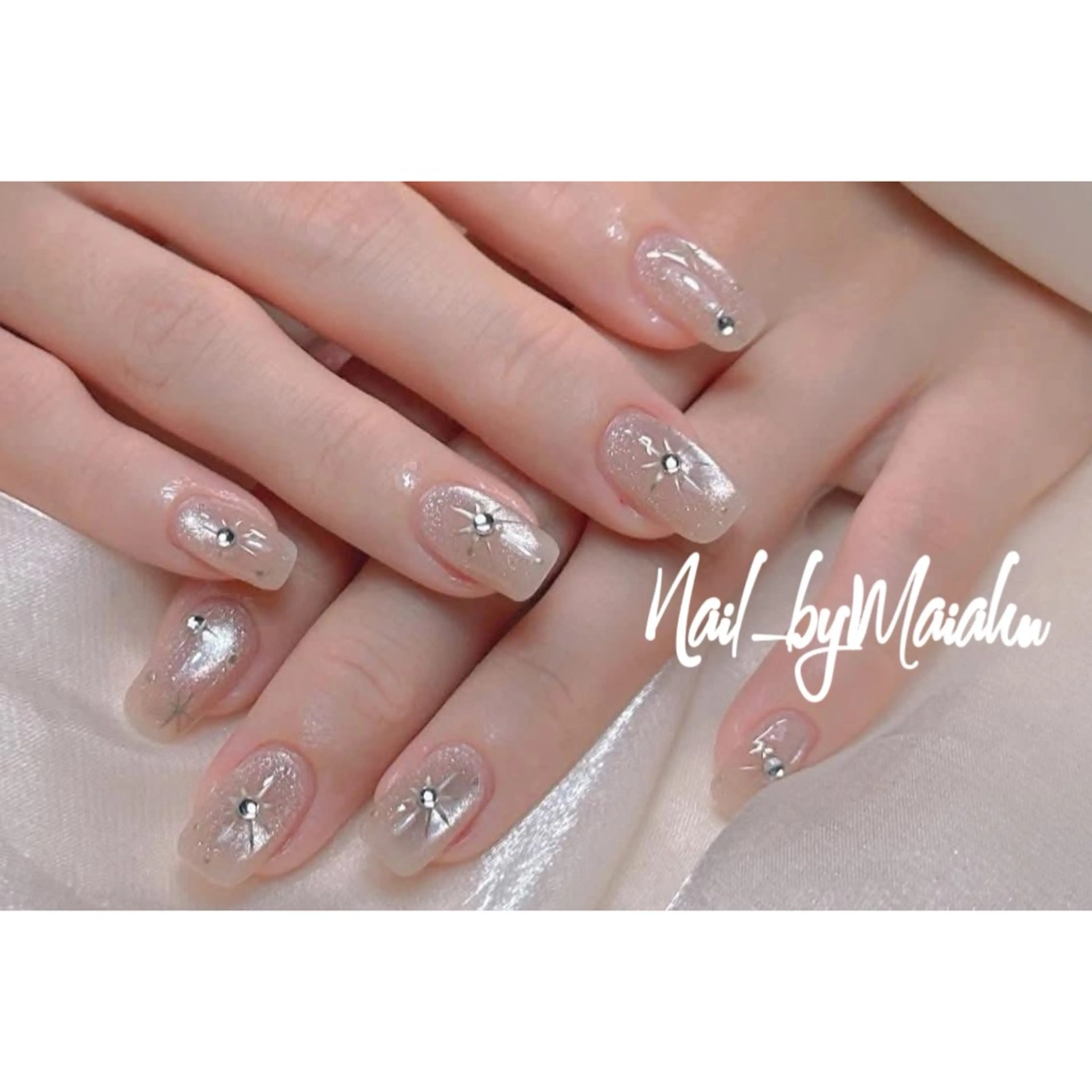 ネイル ハンドネイル ⏦Little 𐙚 Nail⏦のネイルデザイン