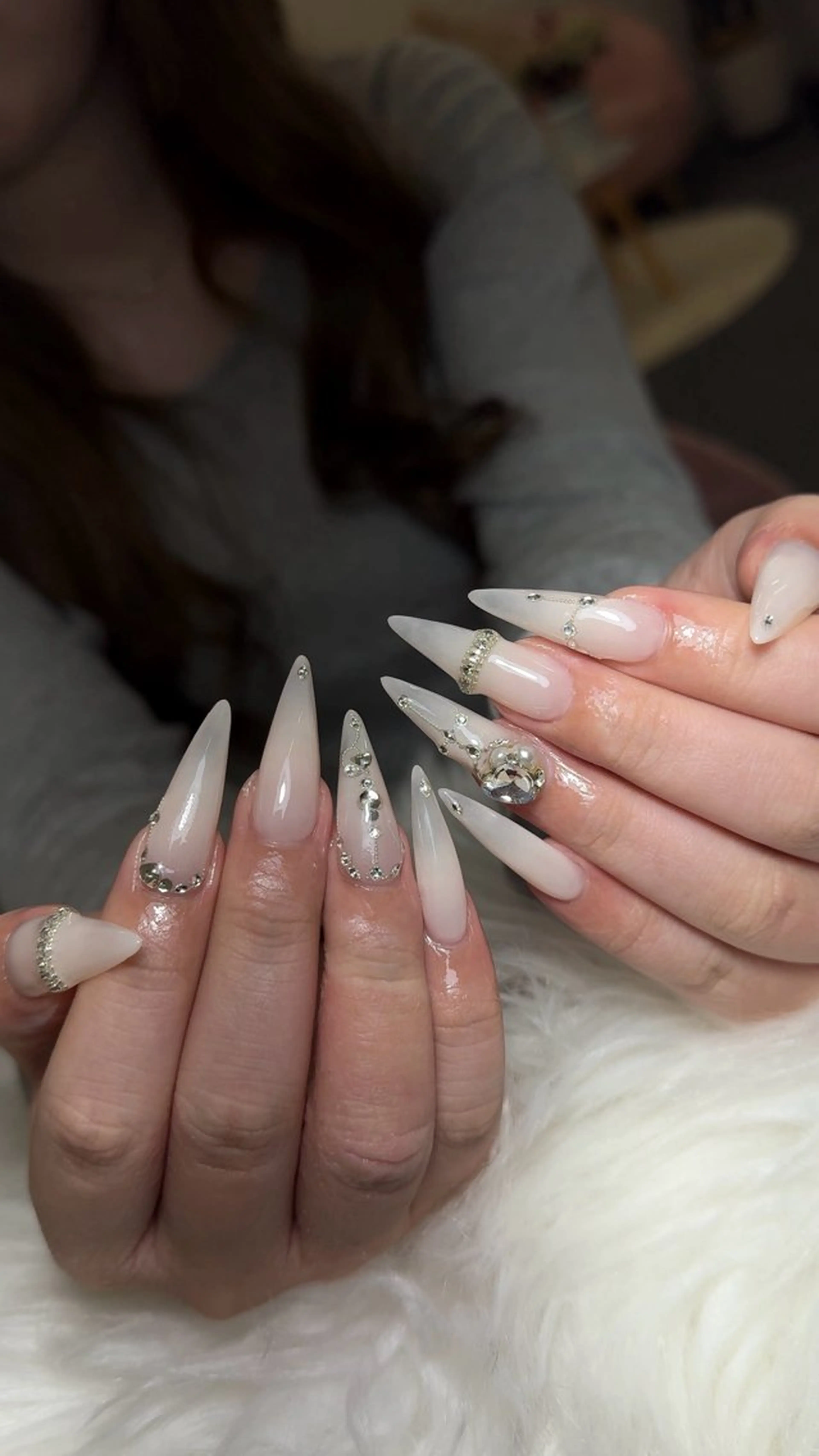 ネイル 韓国ネイル 持ち込み ニュアンスネイル ワンホンネイル ハンドネイル Mio Nailのネイルデザイン