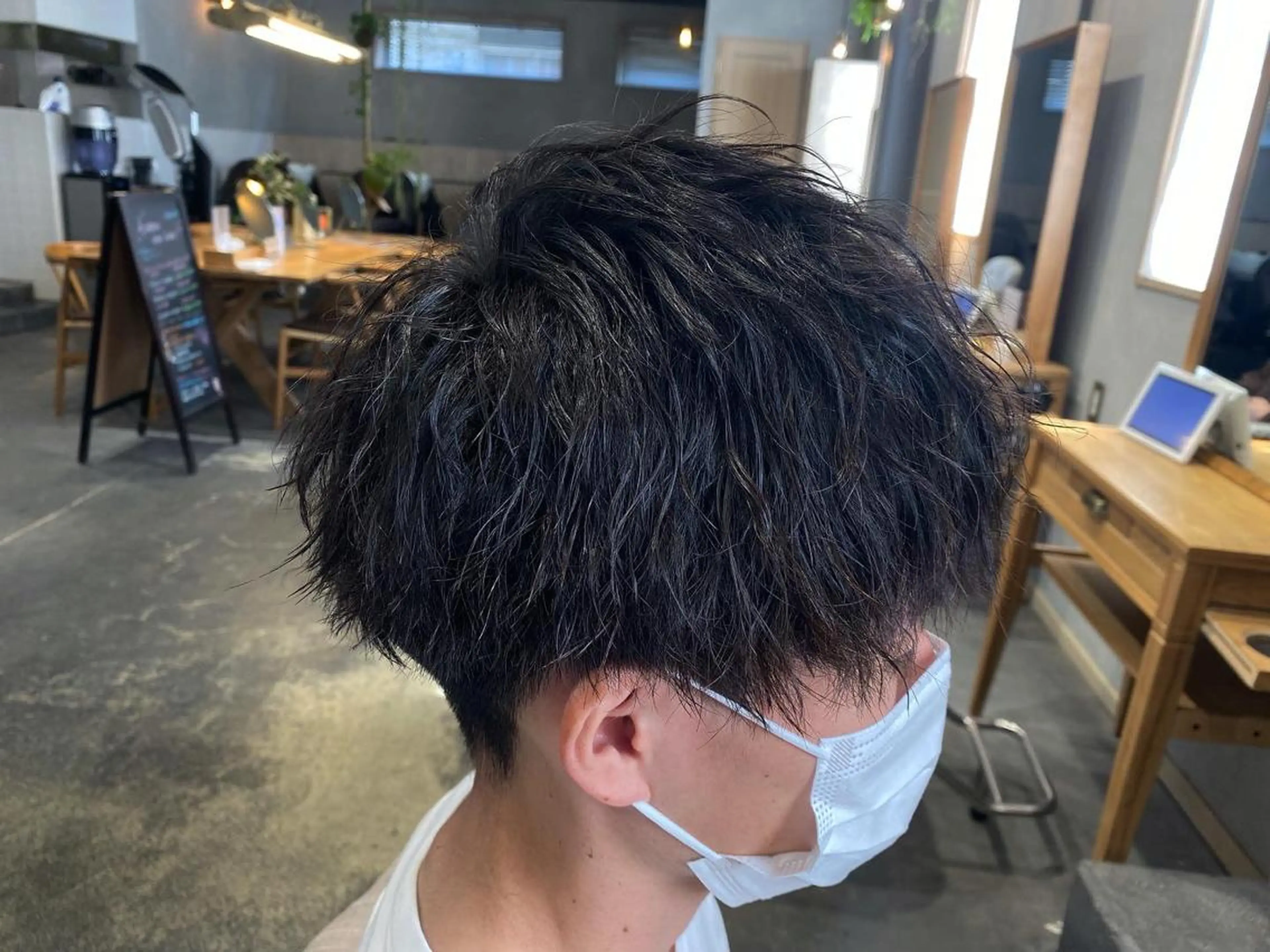 【メンズパーマ】カット＋ツイストパーマ＋1stepトリートメントの写真