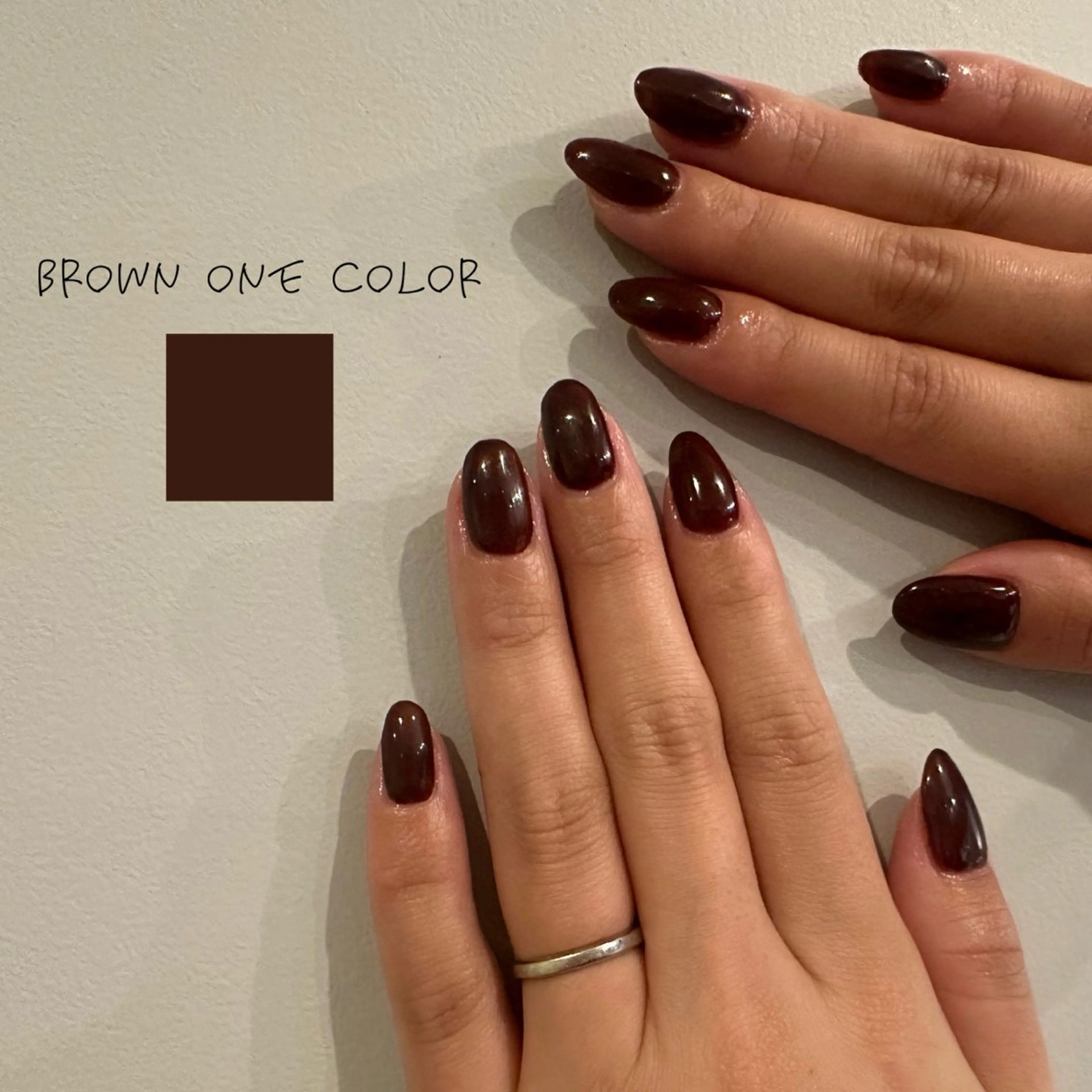 オフ無しワンカラー💅の写真