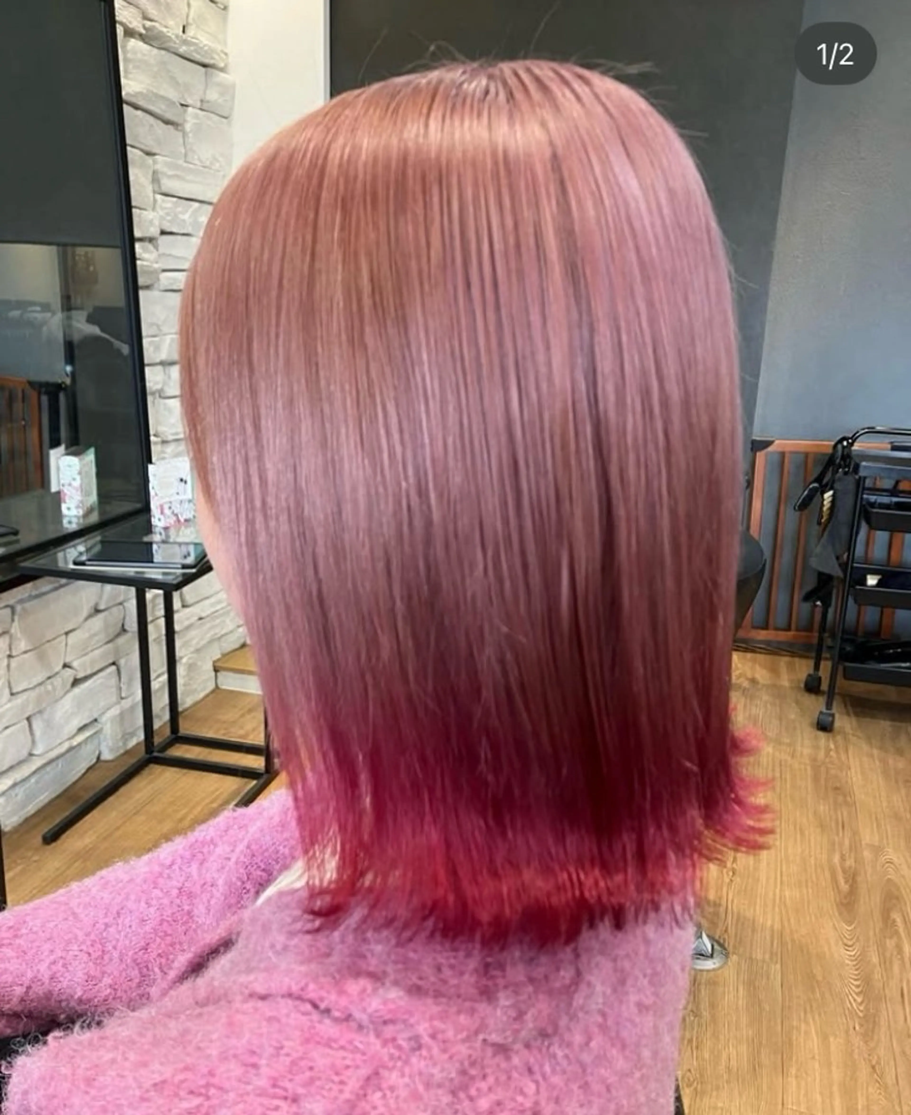 ミディアム カラー ヘアアレンジ カラーソムリエ取得 多田まこのヘアスタイル