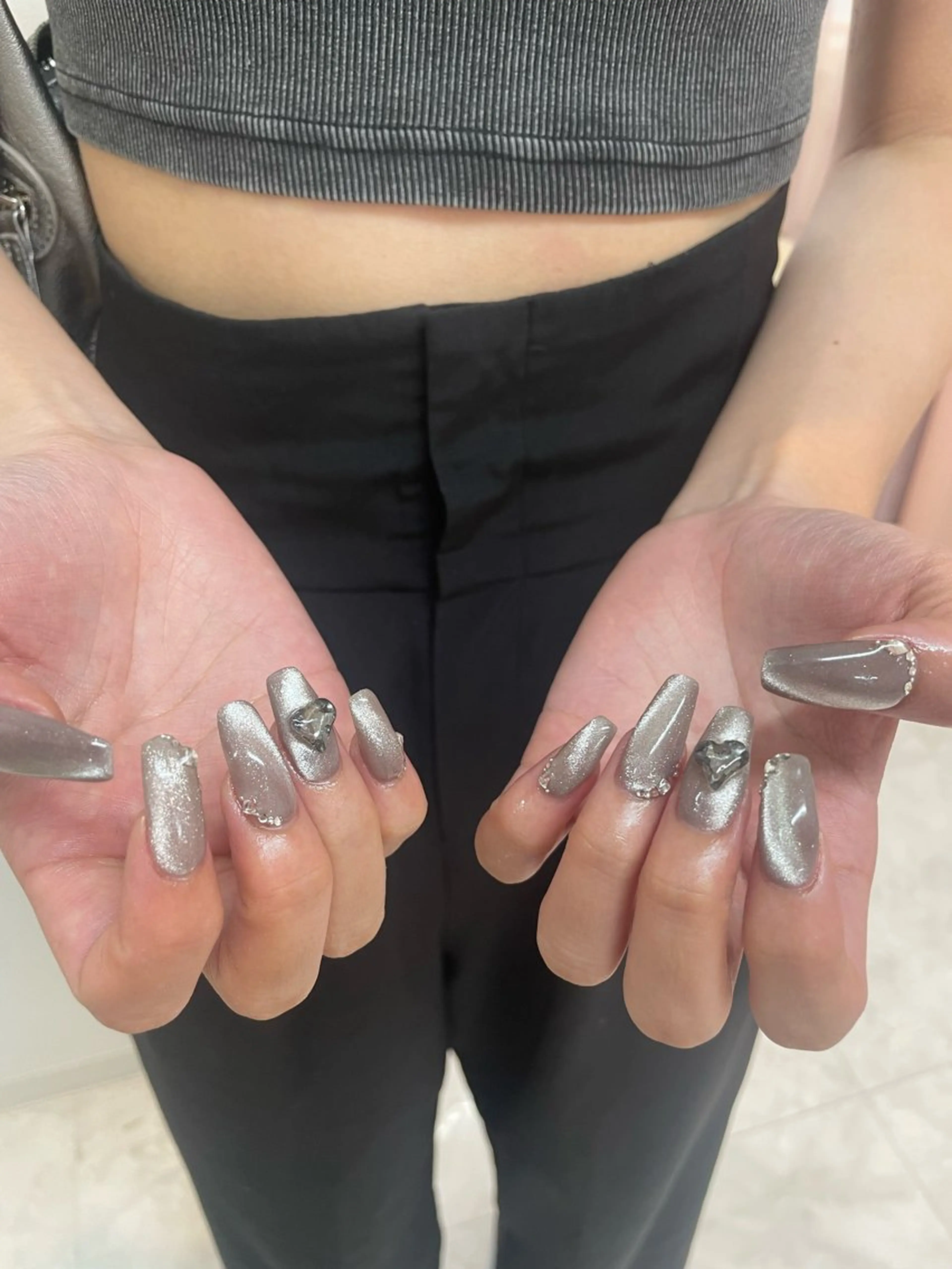 ネイル 束感まつ毛/ネイル/ LED♥KIRARAのマツエク・マツパデザイン