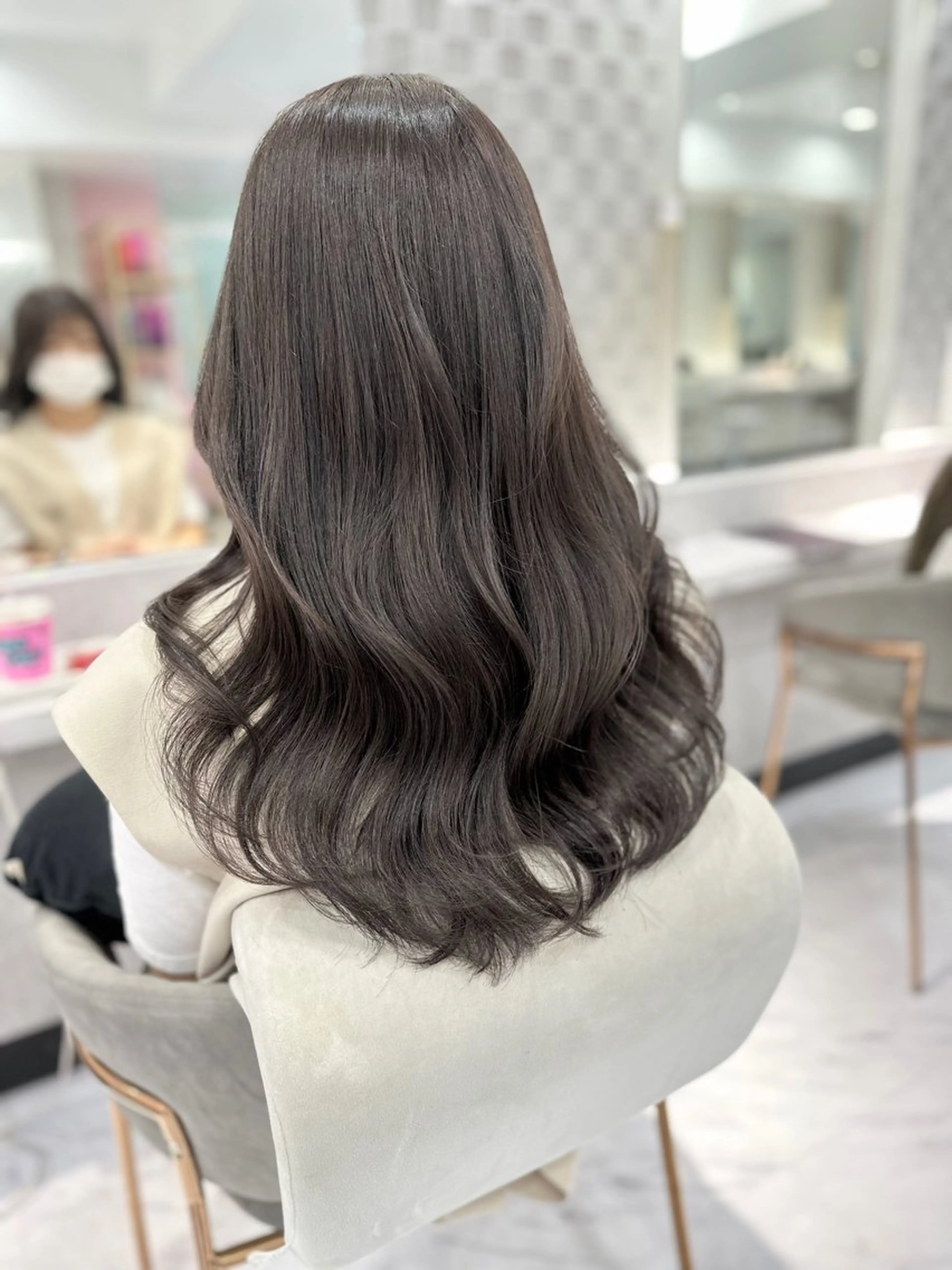 ロング ヘアカラー 立花 怜礼のヘアスタイル