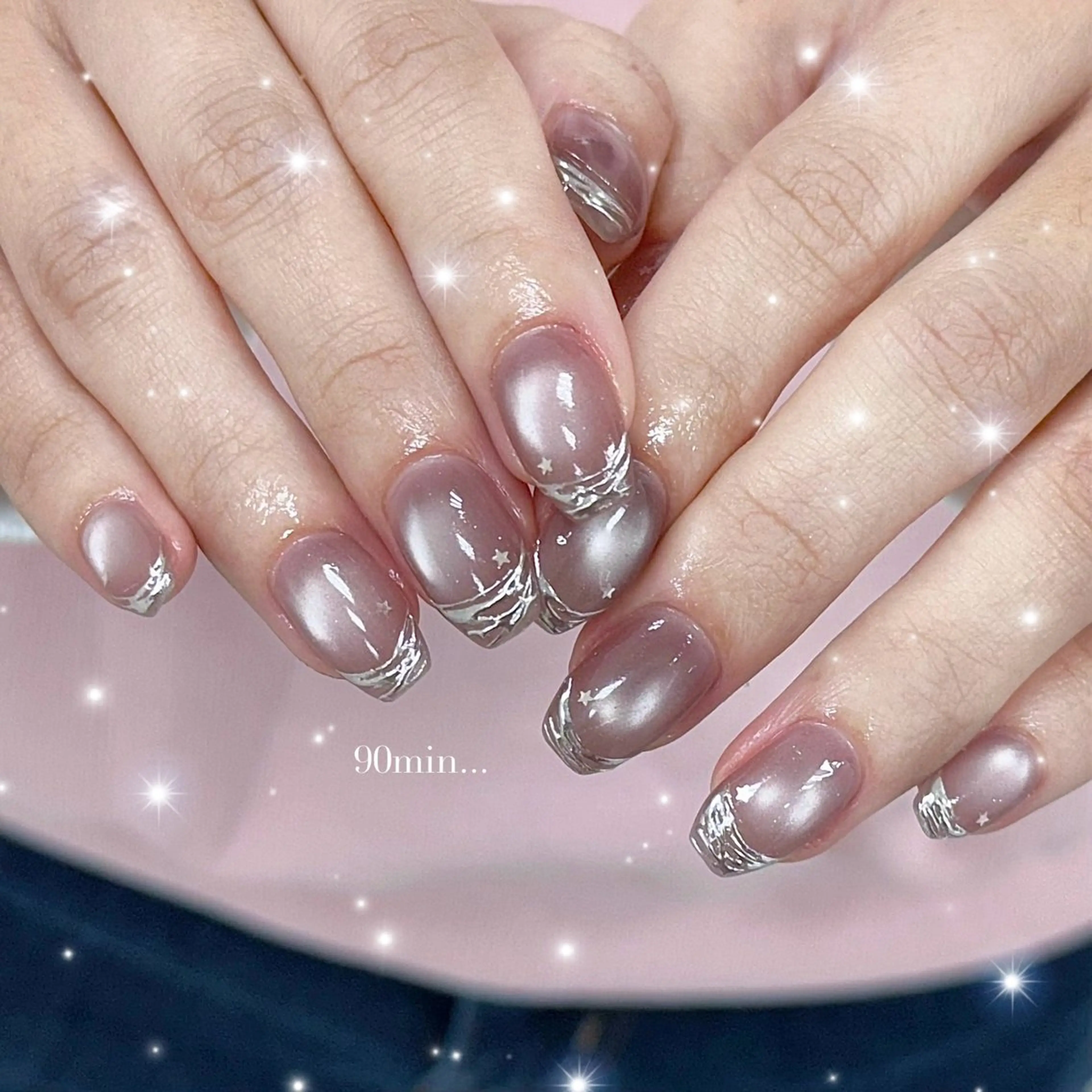 ネイル ハンドネイル Purasia高橋✧ マグ/ワンホン/地雷のネイルデザイン