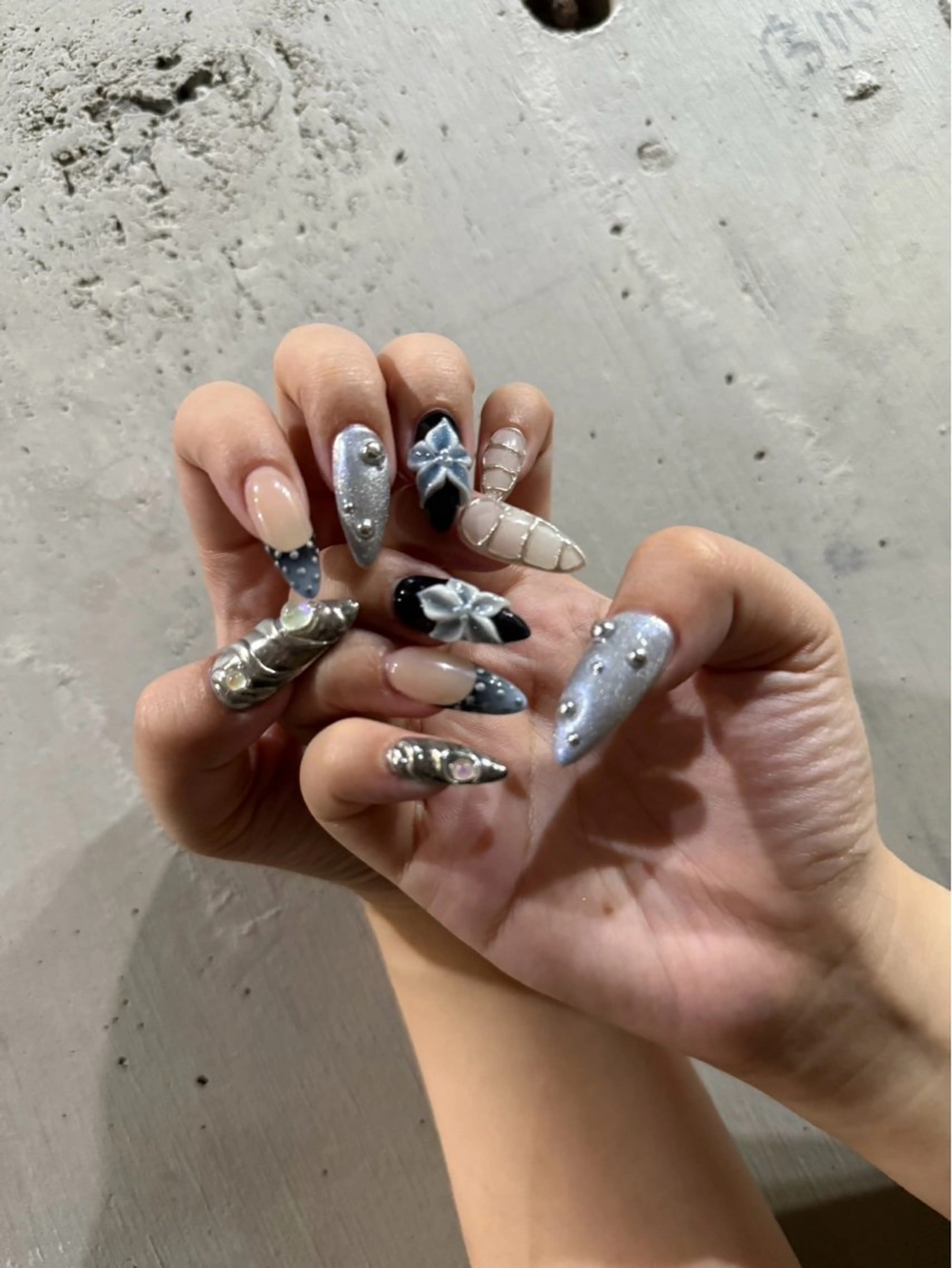 ネイル ハンドネイル IROHA nail Ami🐊🎀のネイルデザイン