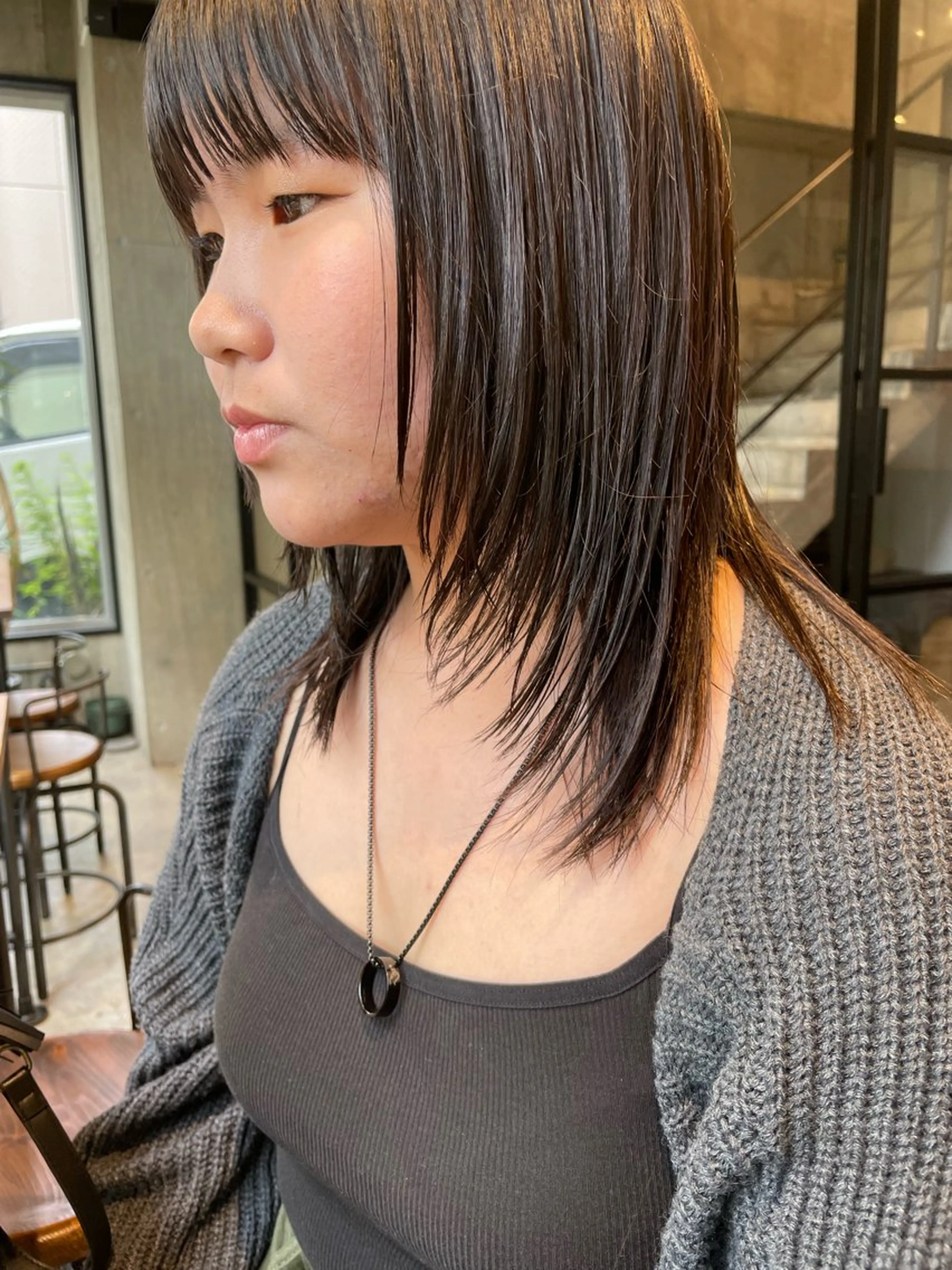 ミディアム カラー mizuho .のヘアスタイル