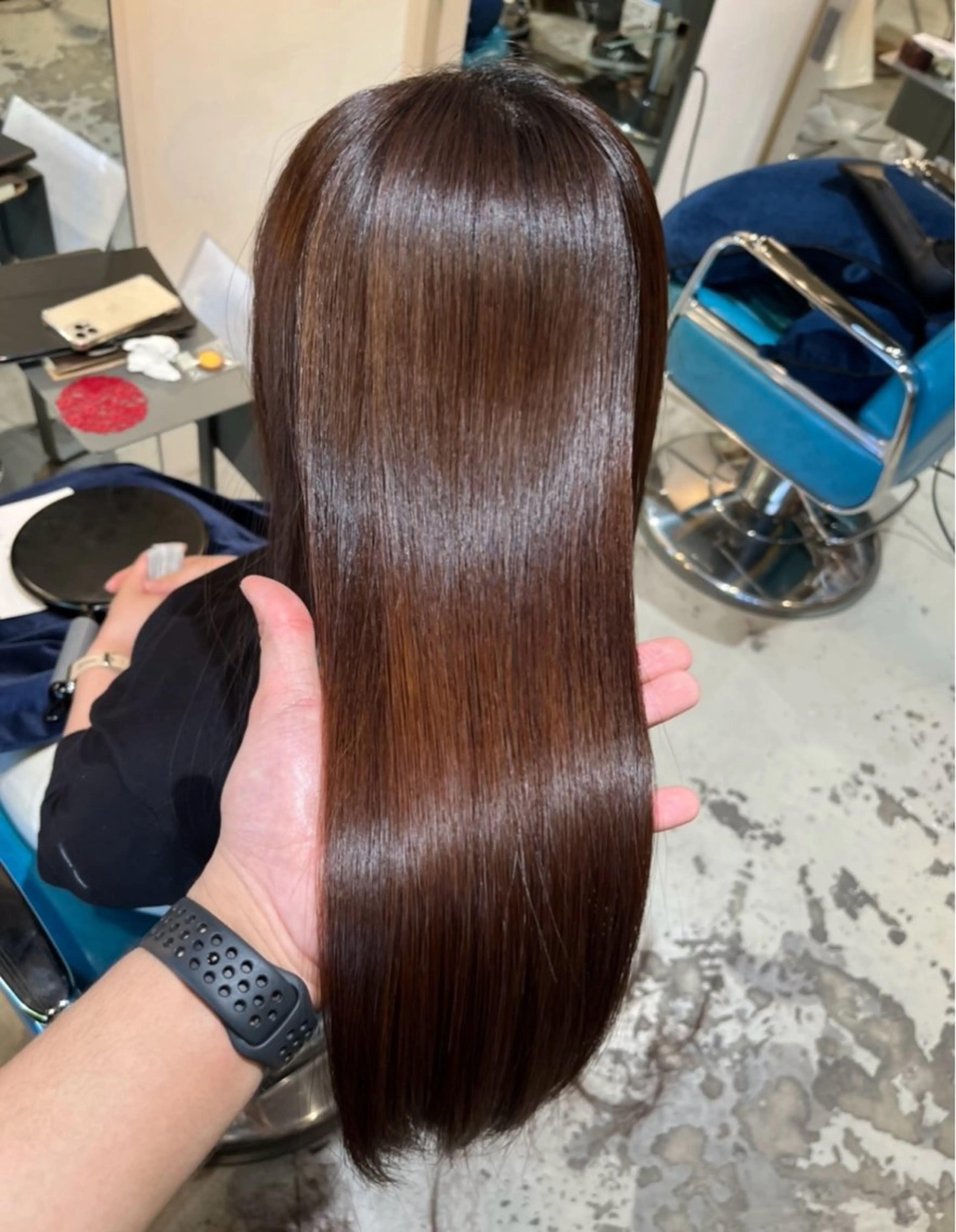 セミロング 縮毛矯正 トリートメント 必ず笑顔で帰っていた だきます！安田祐貴のヘアスタイル