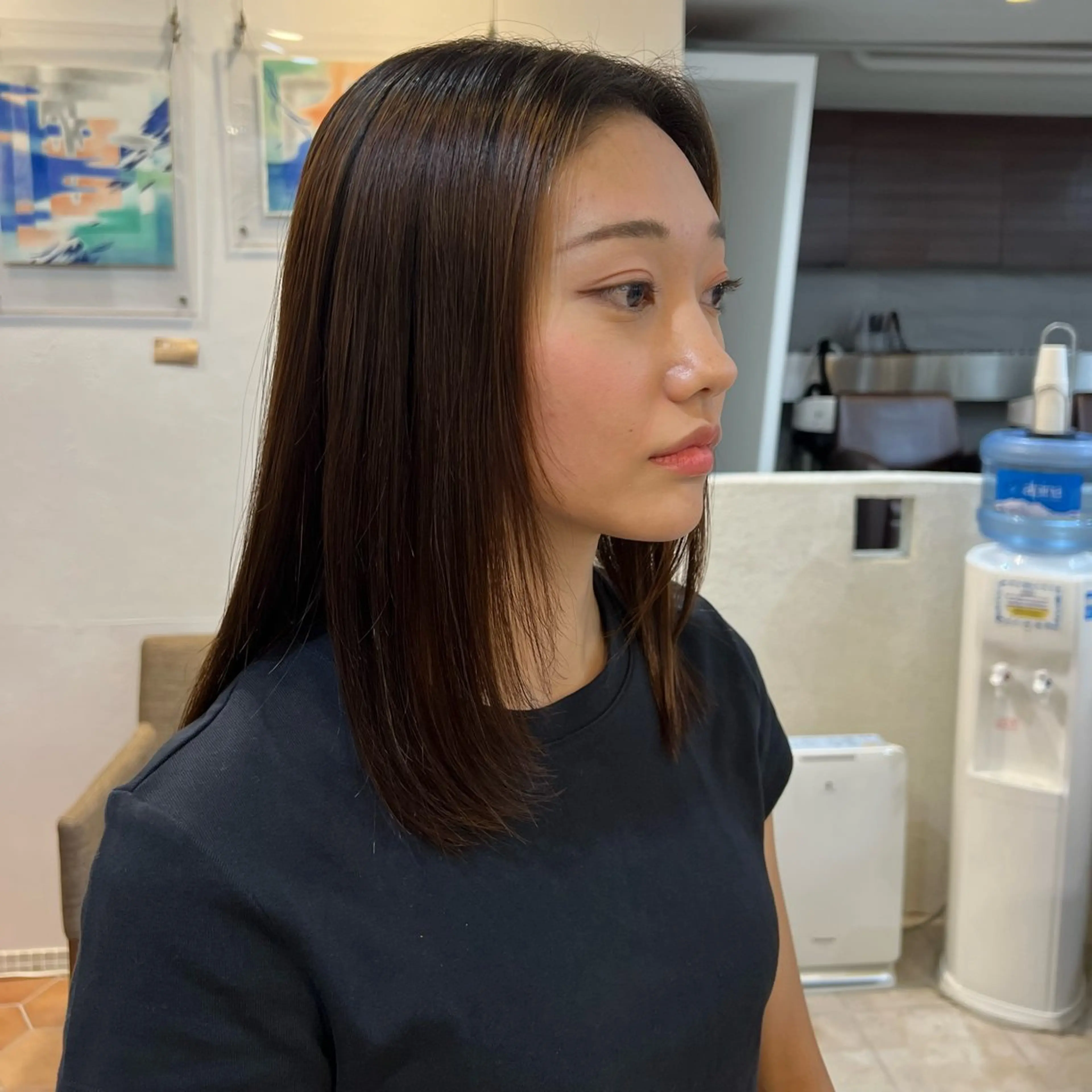 セミロング モデル募集◆堀江 海里◆桂駅1分のヘアスタイル