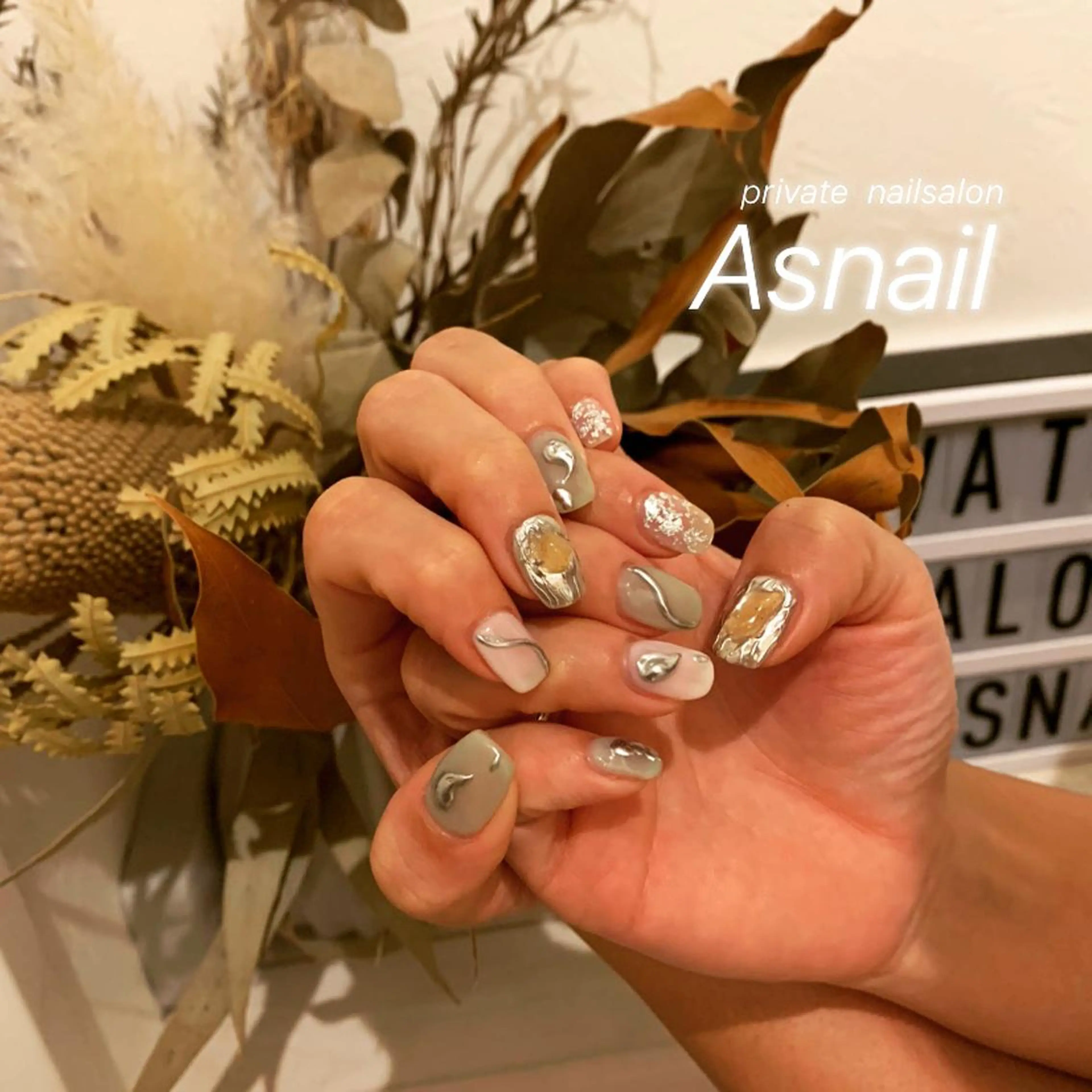 ネイル Asnail shiroko所属・Asnail s/yのネイルデザイン