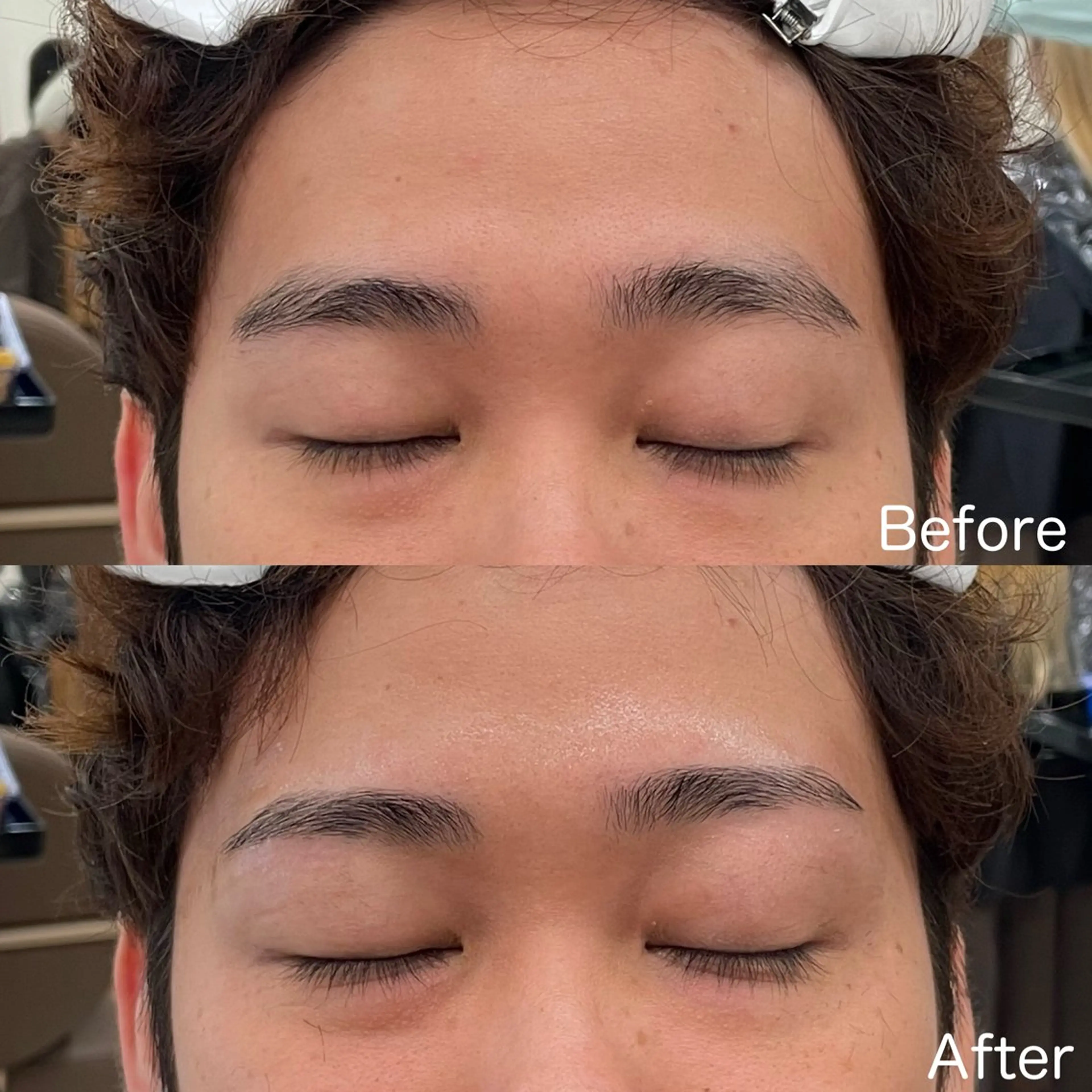 アイブロウ ワックス脱毛 眉カット その他(アイブロウ) ボブパーマ／アレンジ Onのヘアスタイル