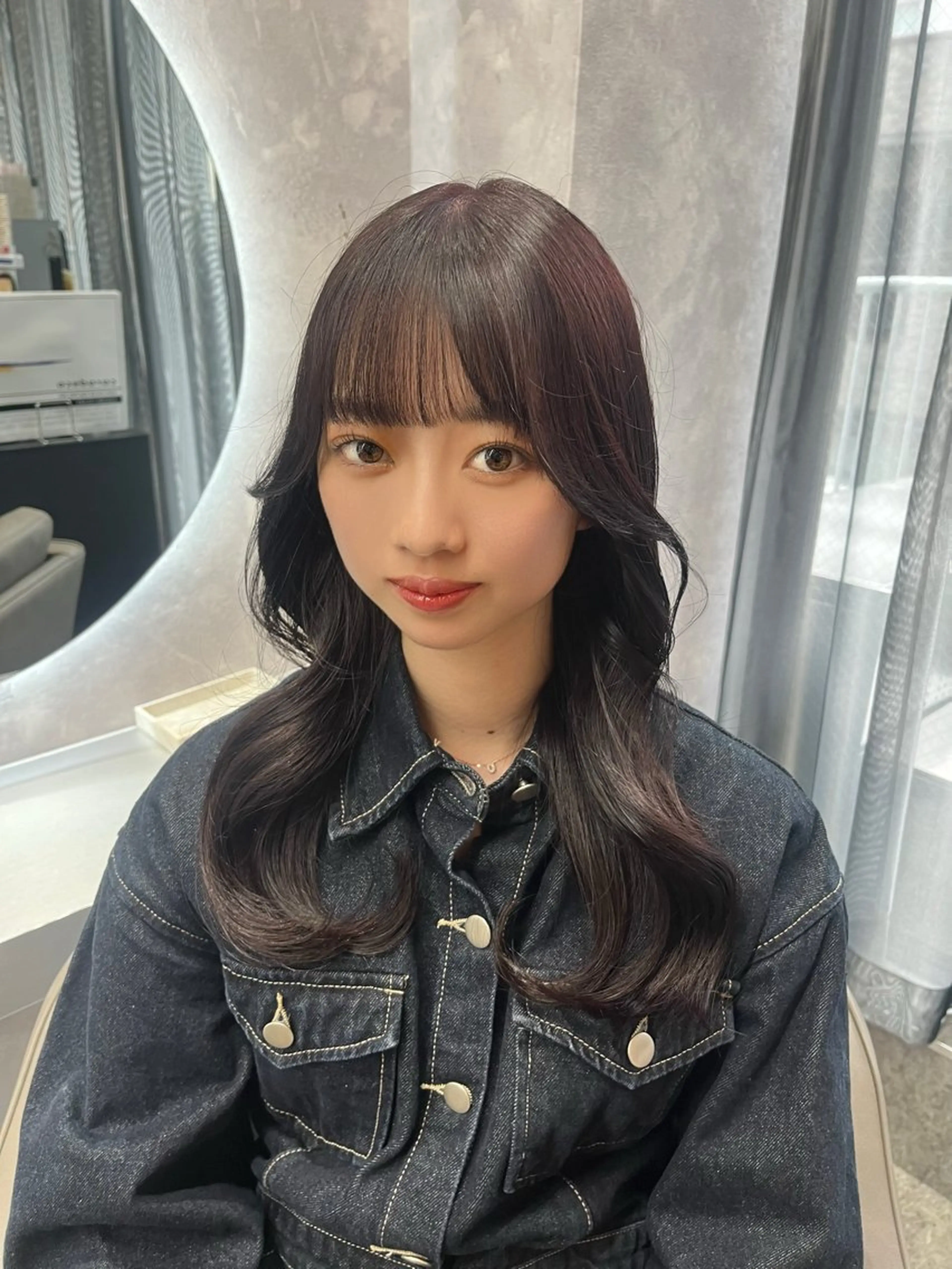 🇰🇷 韓国カット+ カラー +2stepトリートメント+韓国巻き🇰🇷の写真