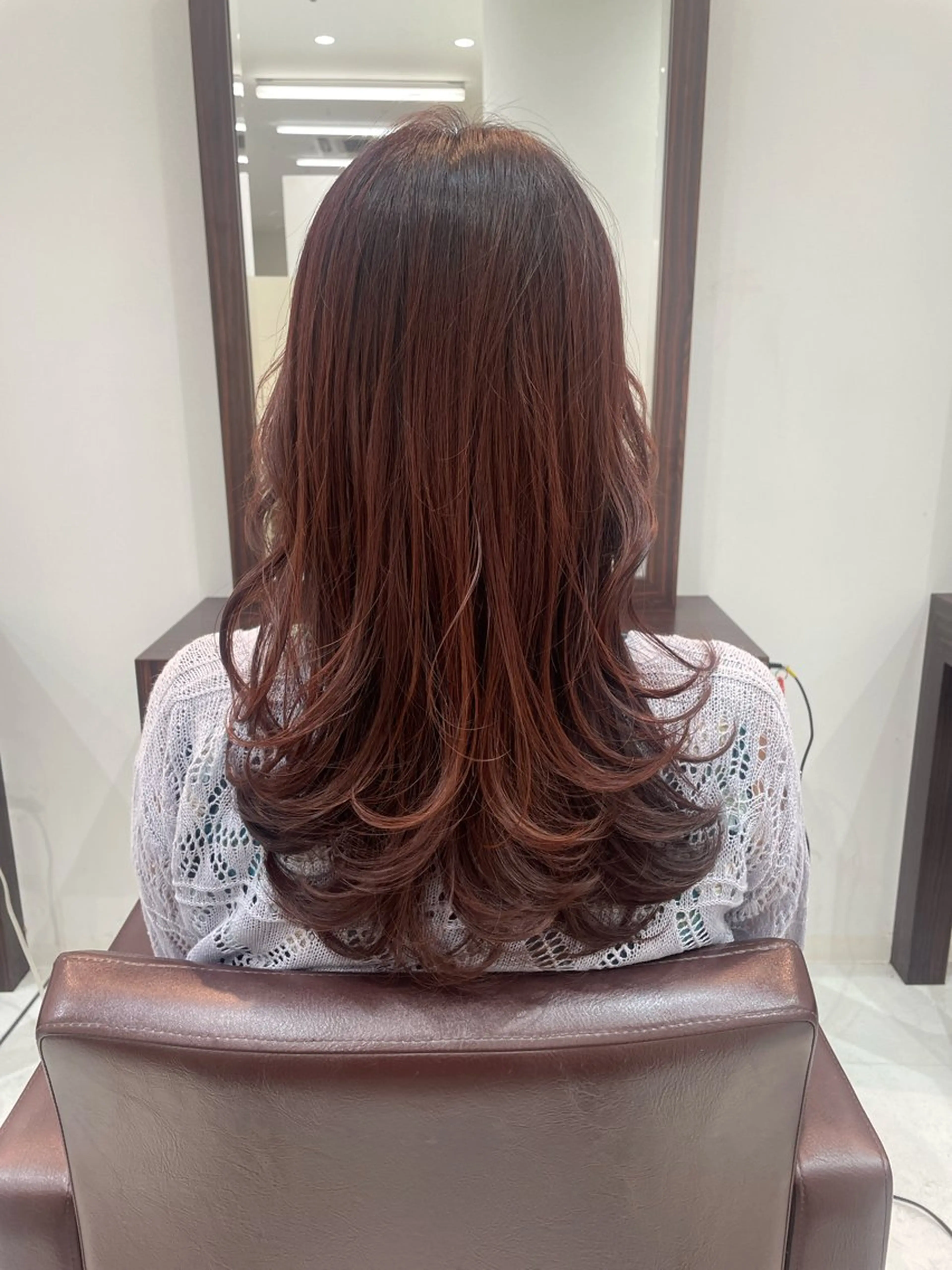 ロング カラー レイヤーカット ロング TAYA千葉そごう店所属・【千葉駅南口歩1分】 MAKAのヘアスタイル