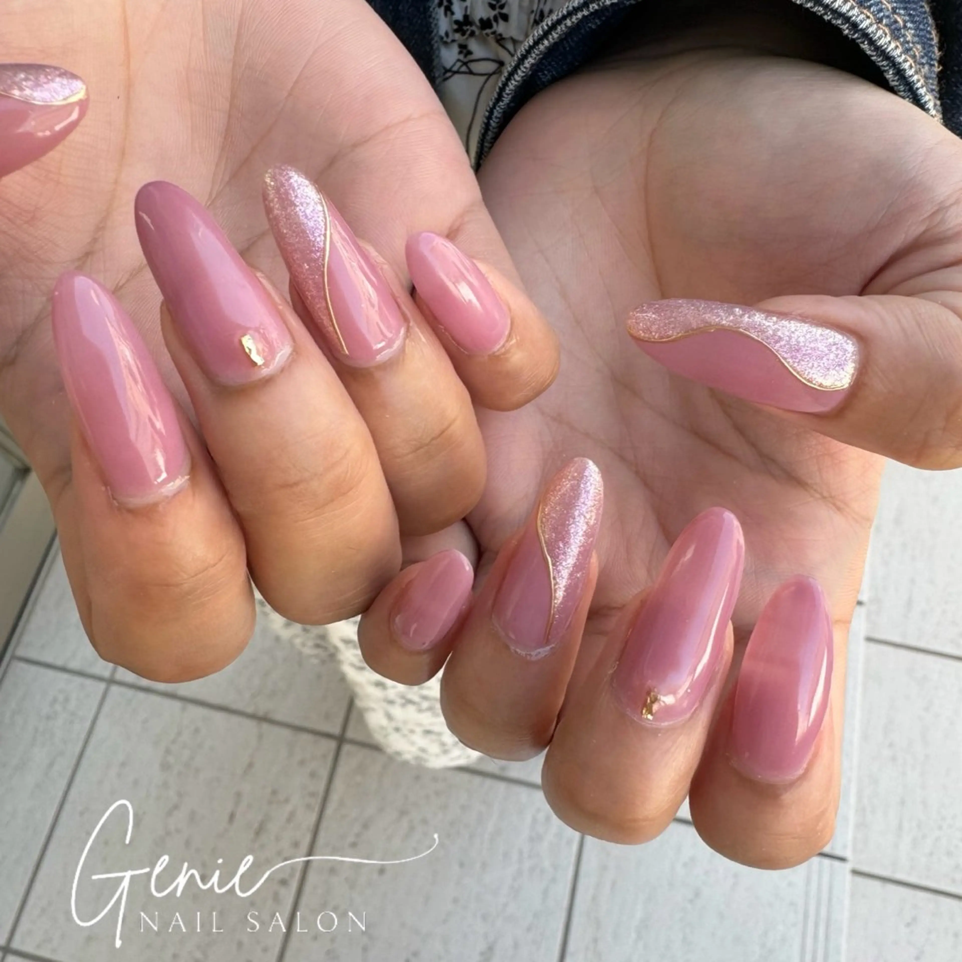 ネイル シンプルネイル Nail salon Genieのネイルデザイン