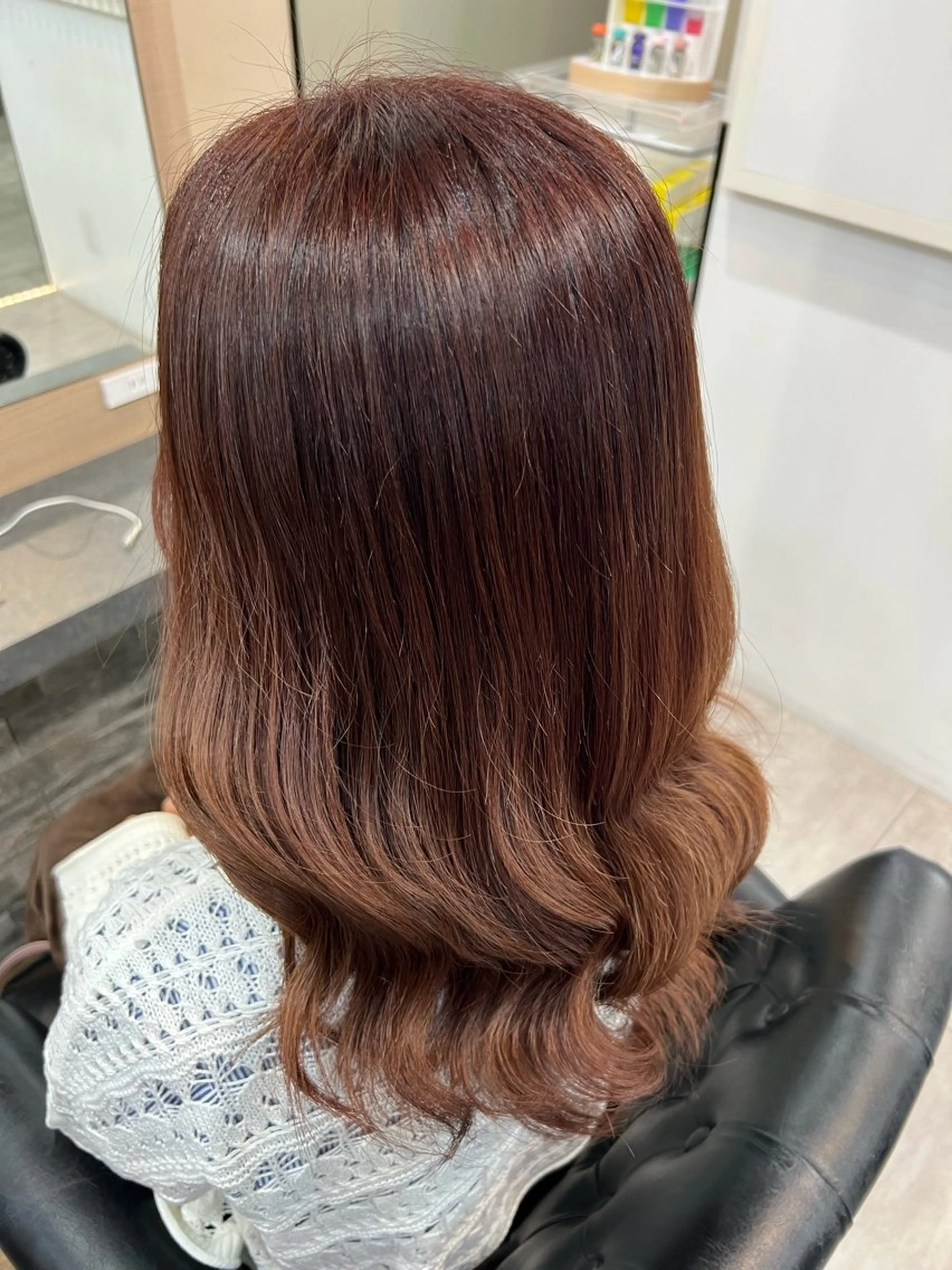 🦋カラー(3ヶ月以上カラーしてない方)➕トリートメント➕整えカット【⚠️月曜日・金曜日❌】の写真