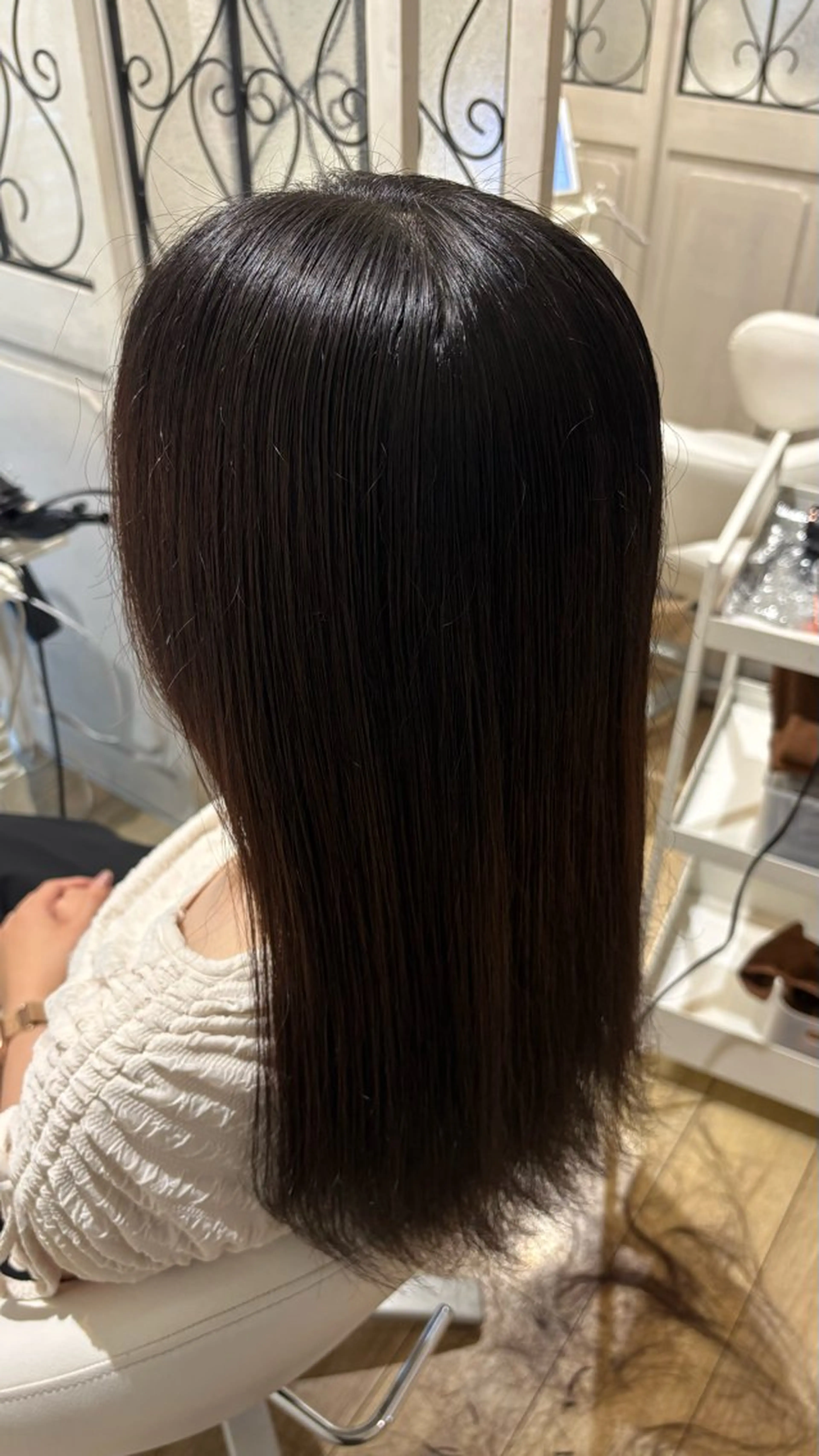 ロング カラー カット トリートメント 似合わせ 顔周りYUUGAのヘアスタイル