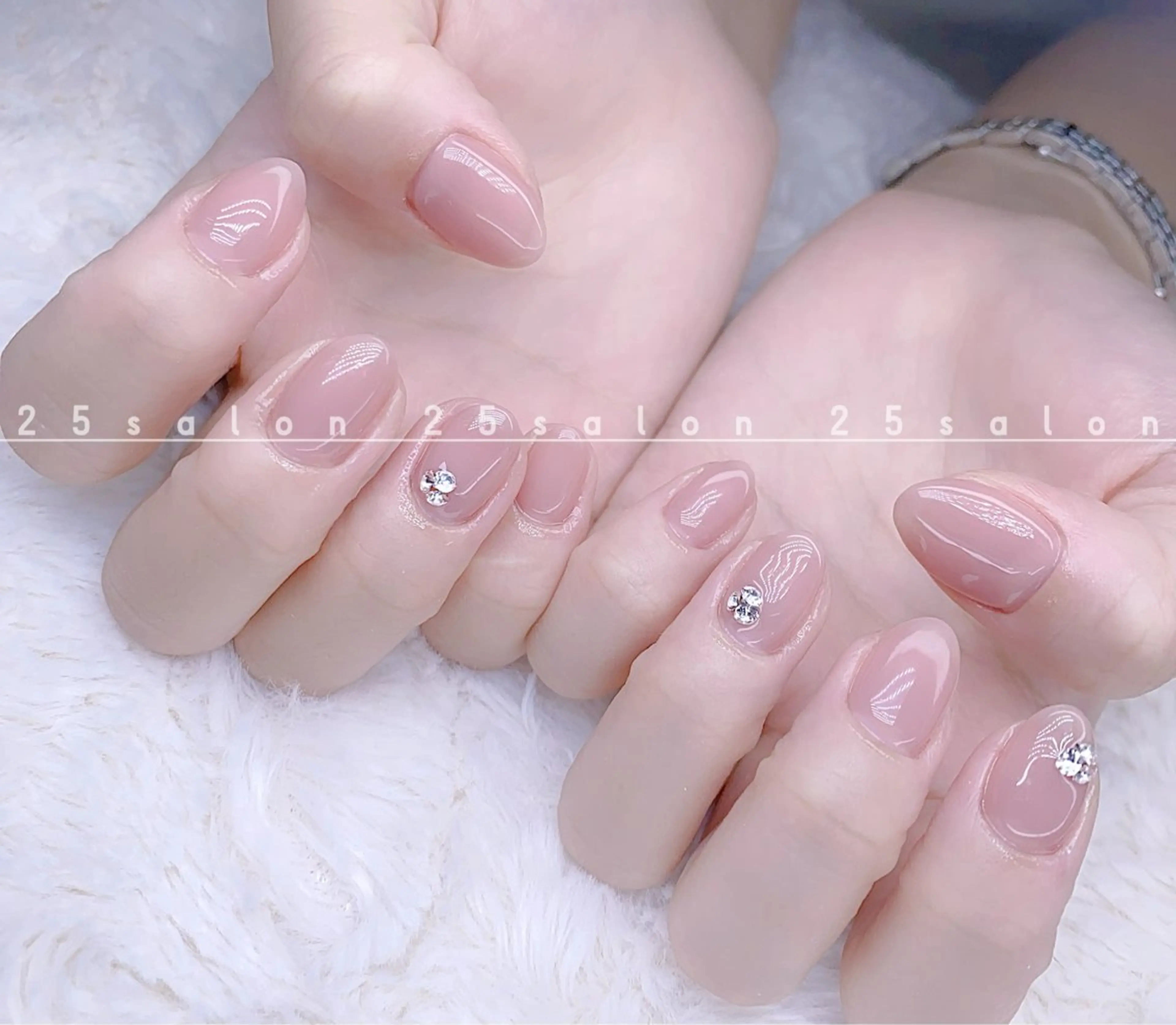 ネイル ジェルネイル 韓国ネイル ニュアンスネイル パラジェル ワンホンネイル 2 5のマツエク・マツパデザイン