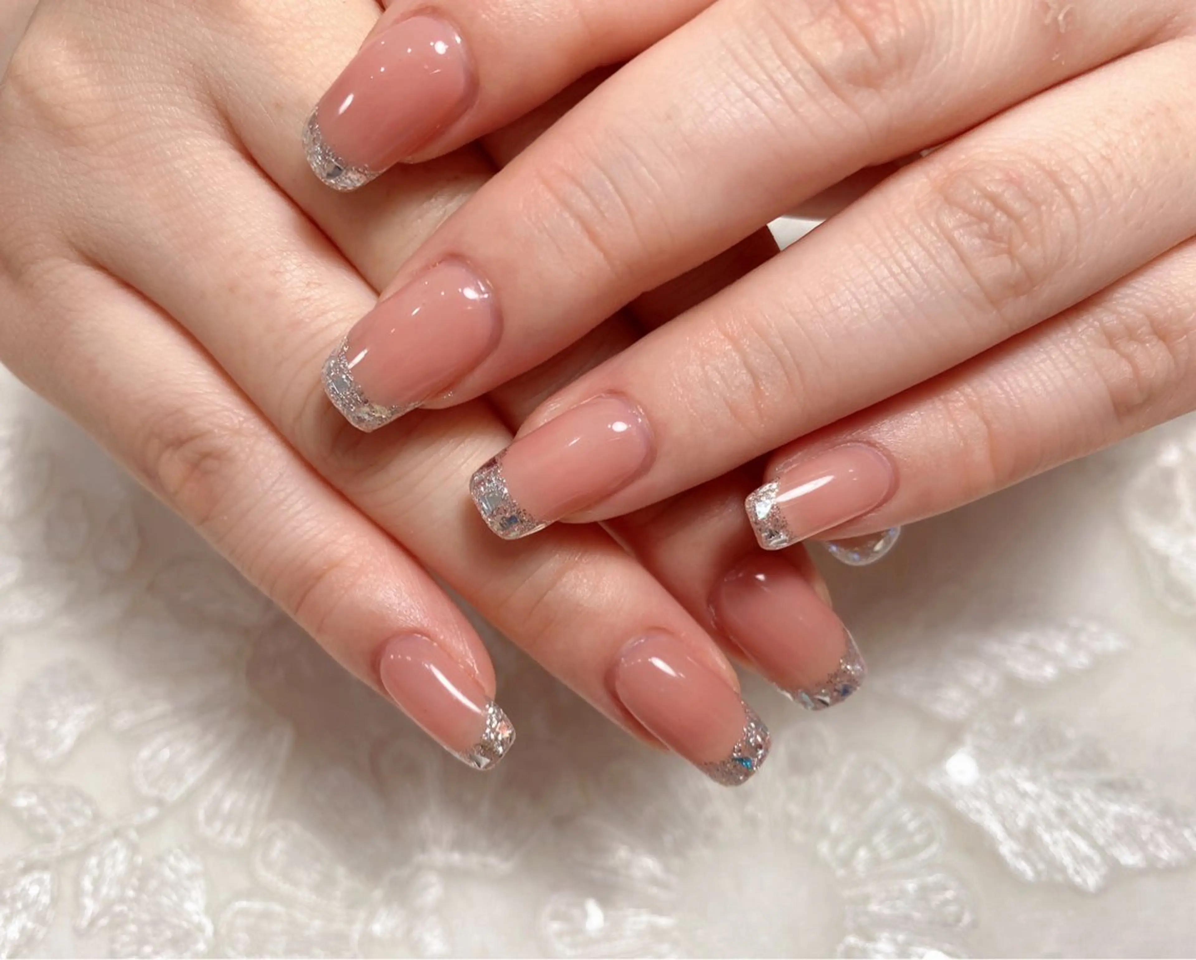 (オフ無料)SNS大人気ガラスフレンチの写真