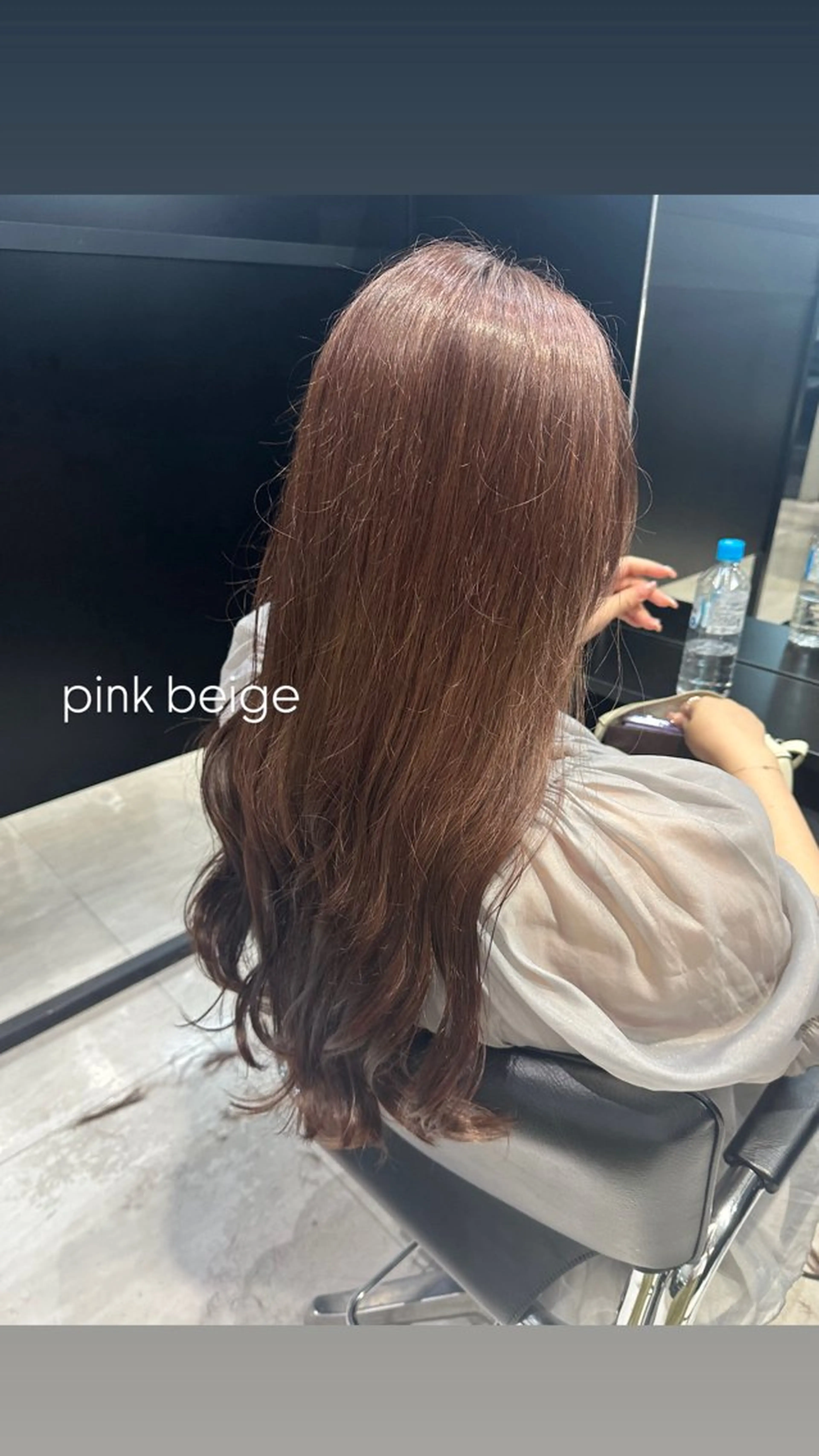ロング カラー ブリーチ ブラウンカラー ハイライトカラー モカブラウン ナチュラルブラウン ヘアカラー 天野 瑠真のヘアスタイル
