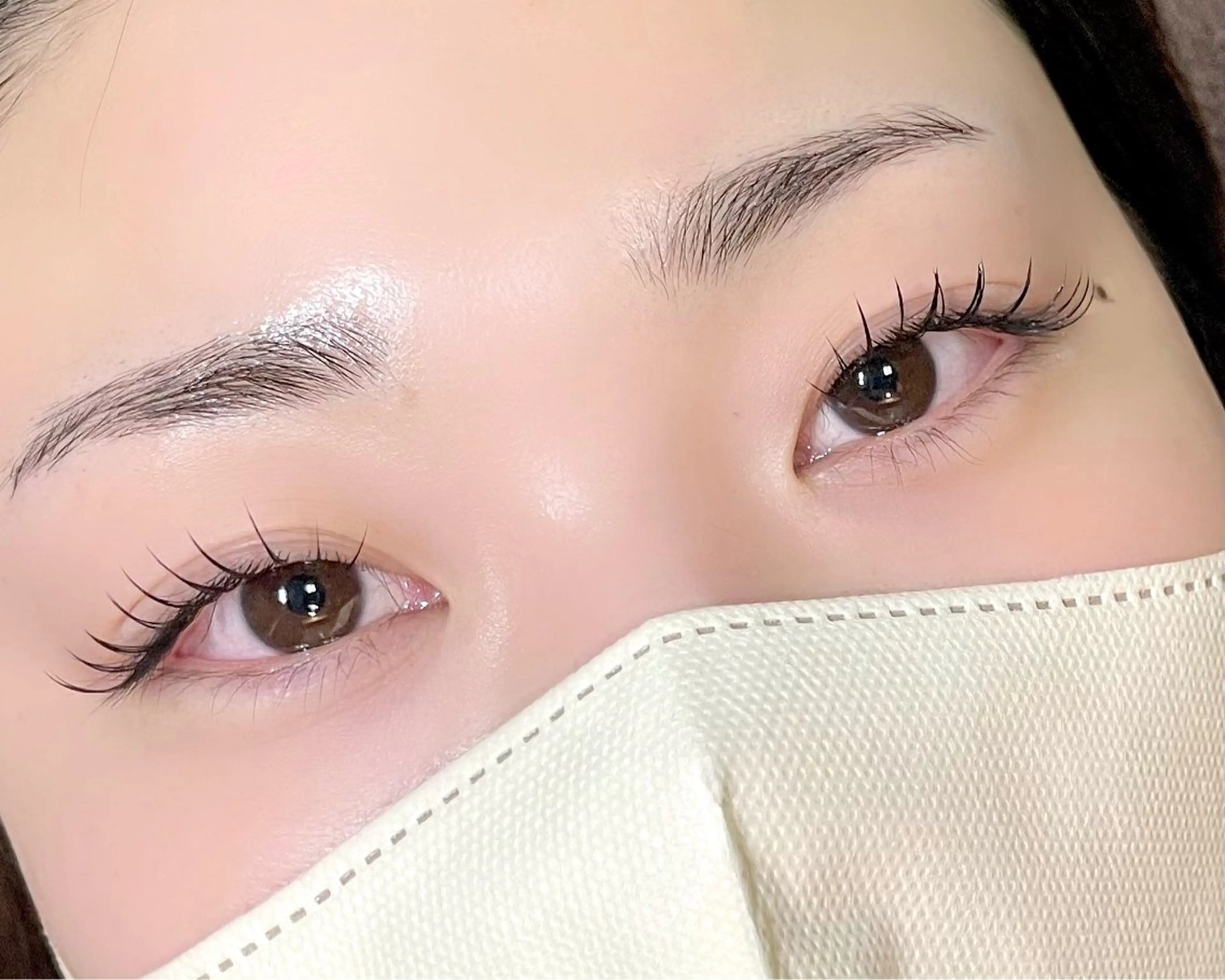 長さも密度もしっかり♪フラットラッシュ120本[付替オフ無料]の写真