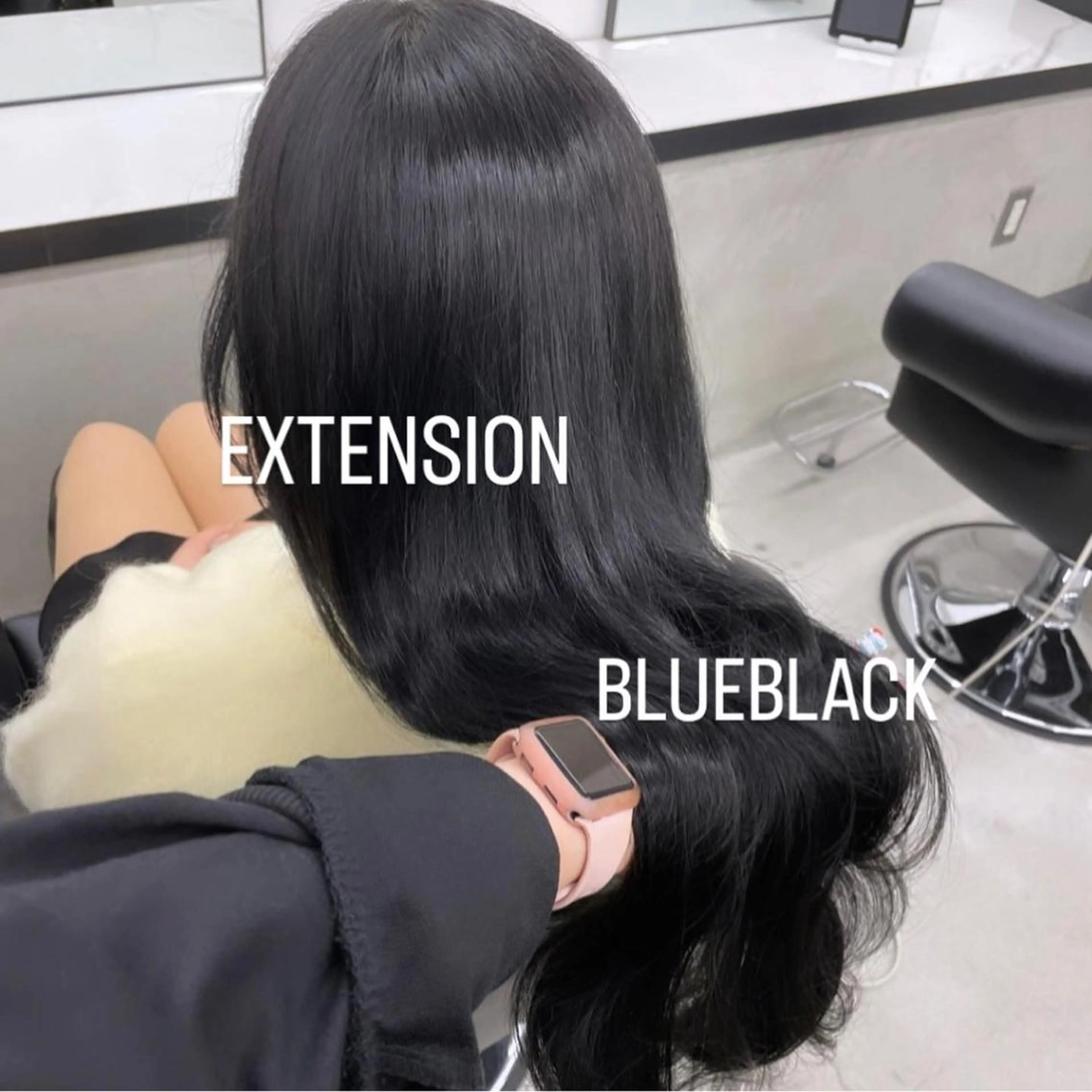 ロング カラー ヘアカラー エクステ エクステ🩵ブリーチ 韓国ヘア🩵KAEのヘアスタイル