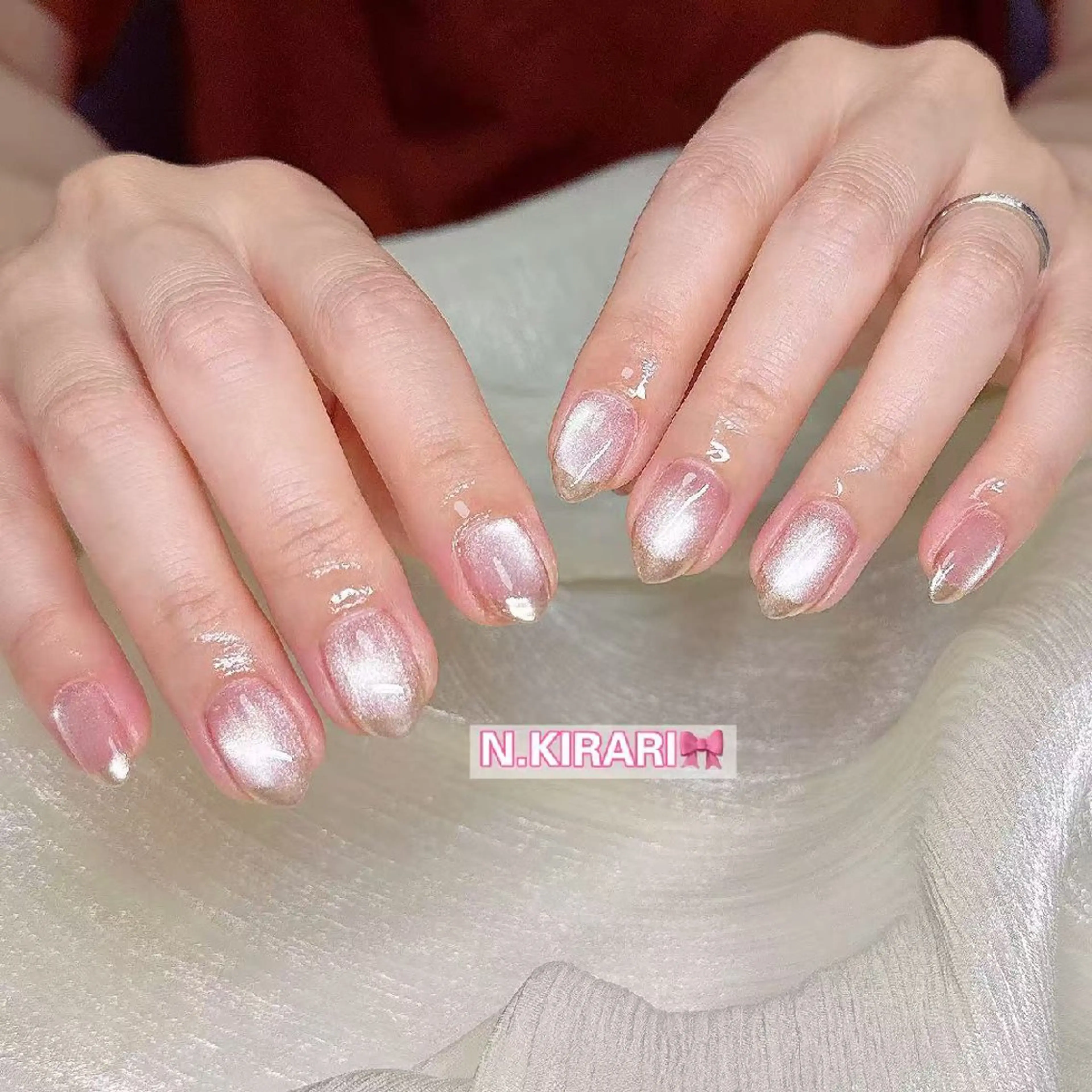 ネイル マグネットネイル ハンドネイル ハンドケア 🎀 ユズ 🎀のネイルデザイン