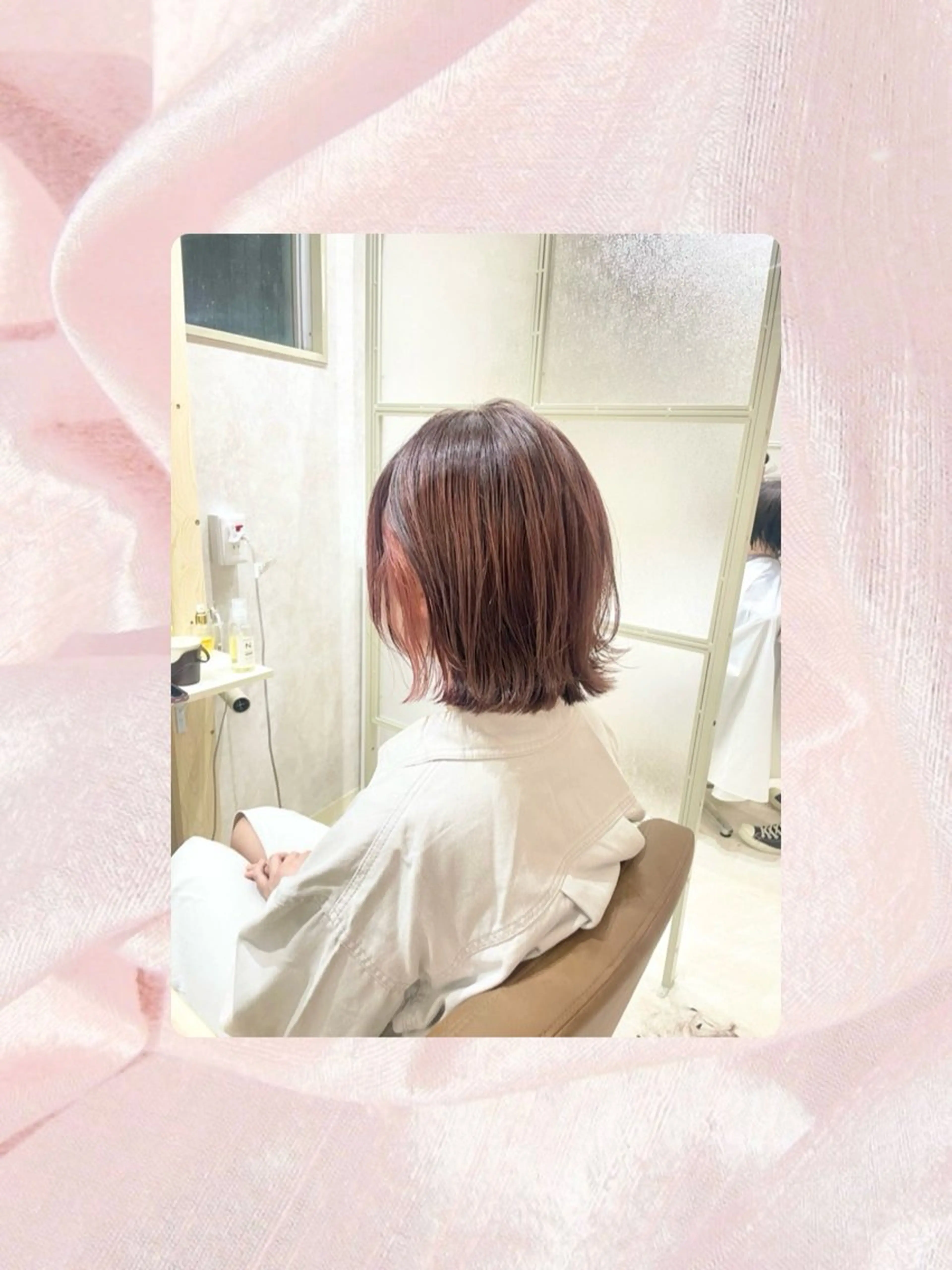 ミディアム ❤︎SAKURA 【Rico】❤︎のヘアスタイル