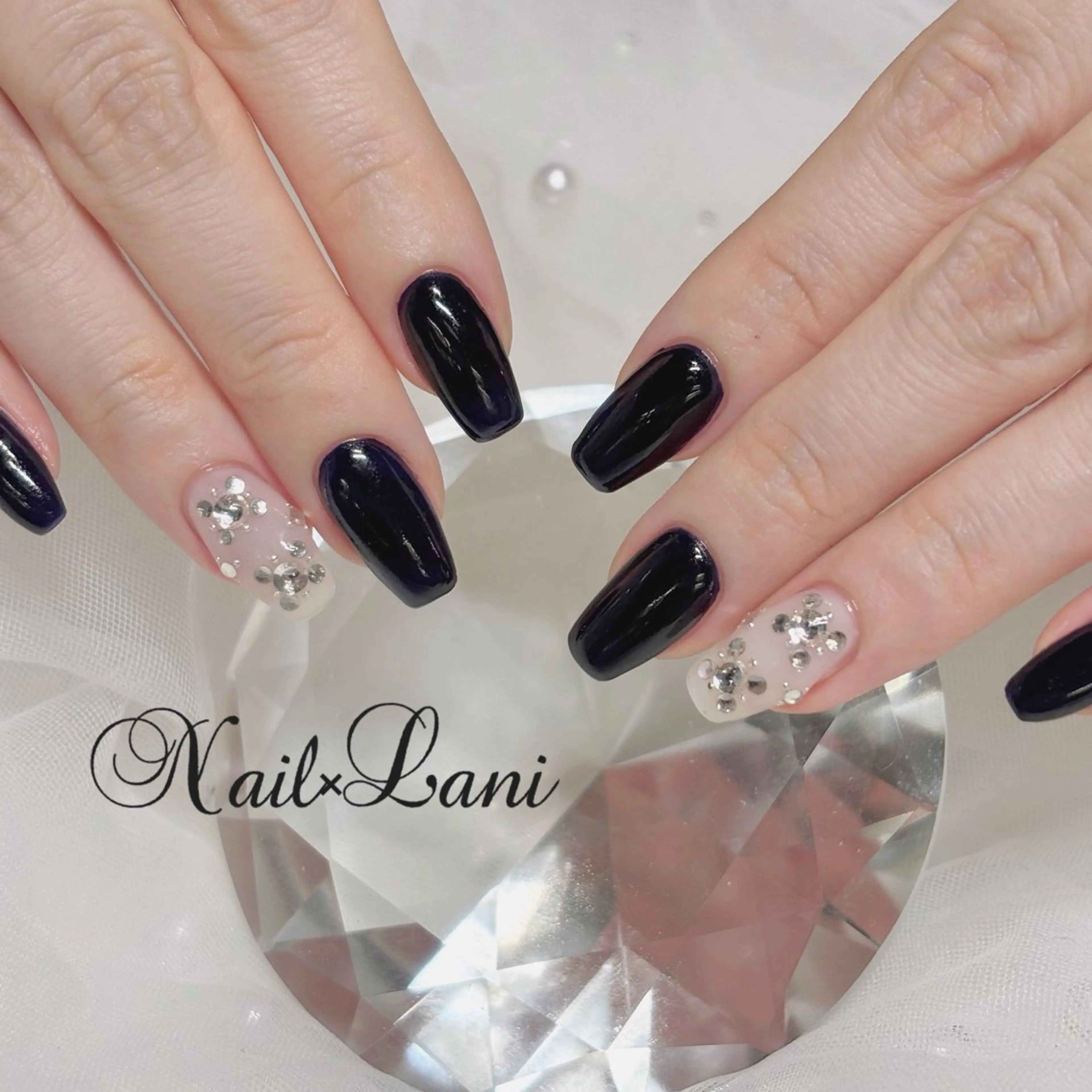 ネイル フットネイル ジェルネイル マグネットネイル パラジェル ハンドネイル 松宮 理歩のネイルデザイン