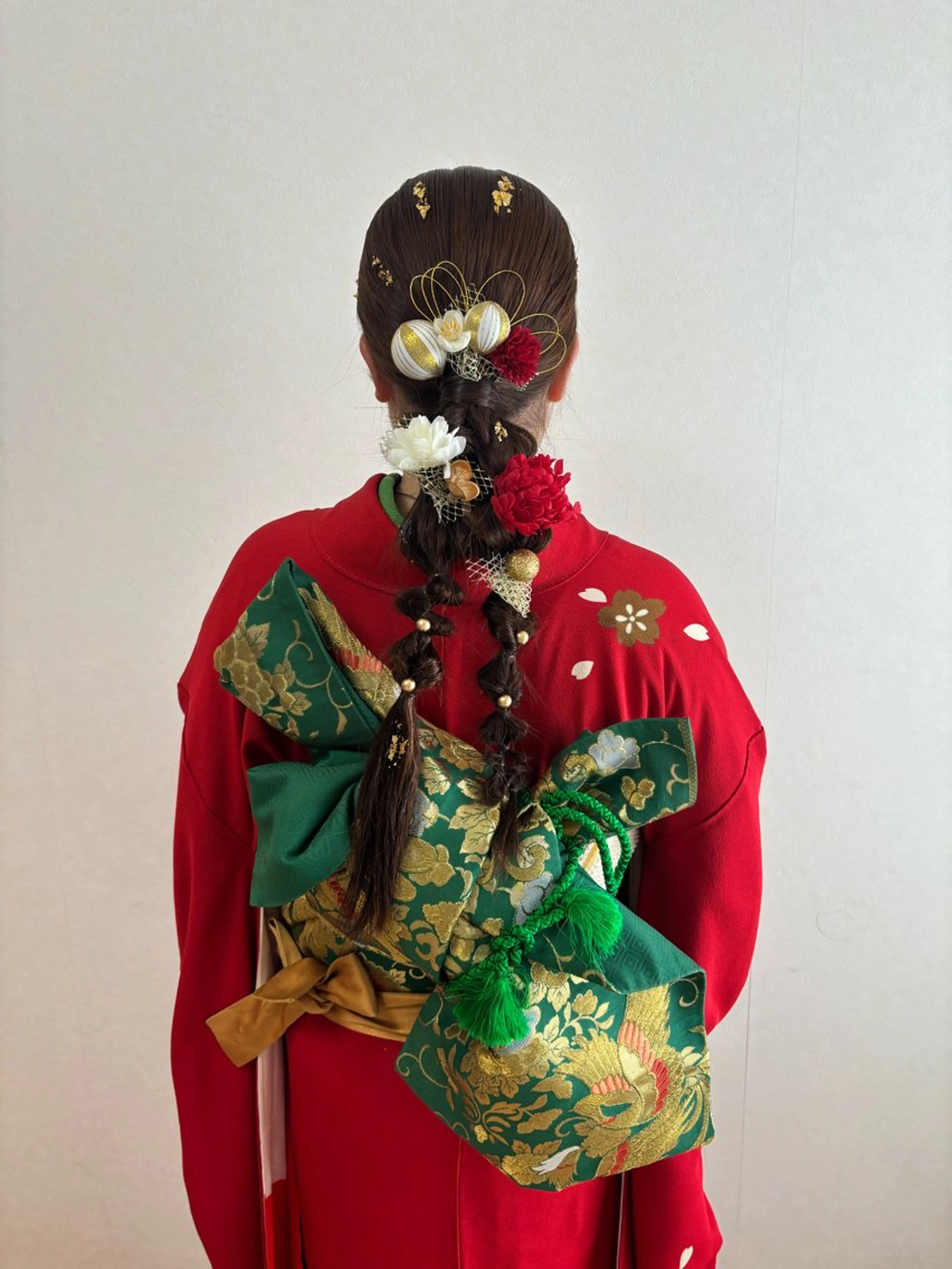 ヘアアレンジ レイヤー／ボブ／暗髪 透明感カラーChieのヘアスタイル