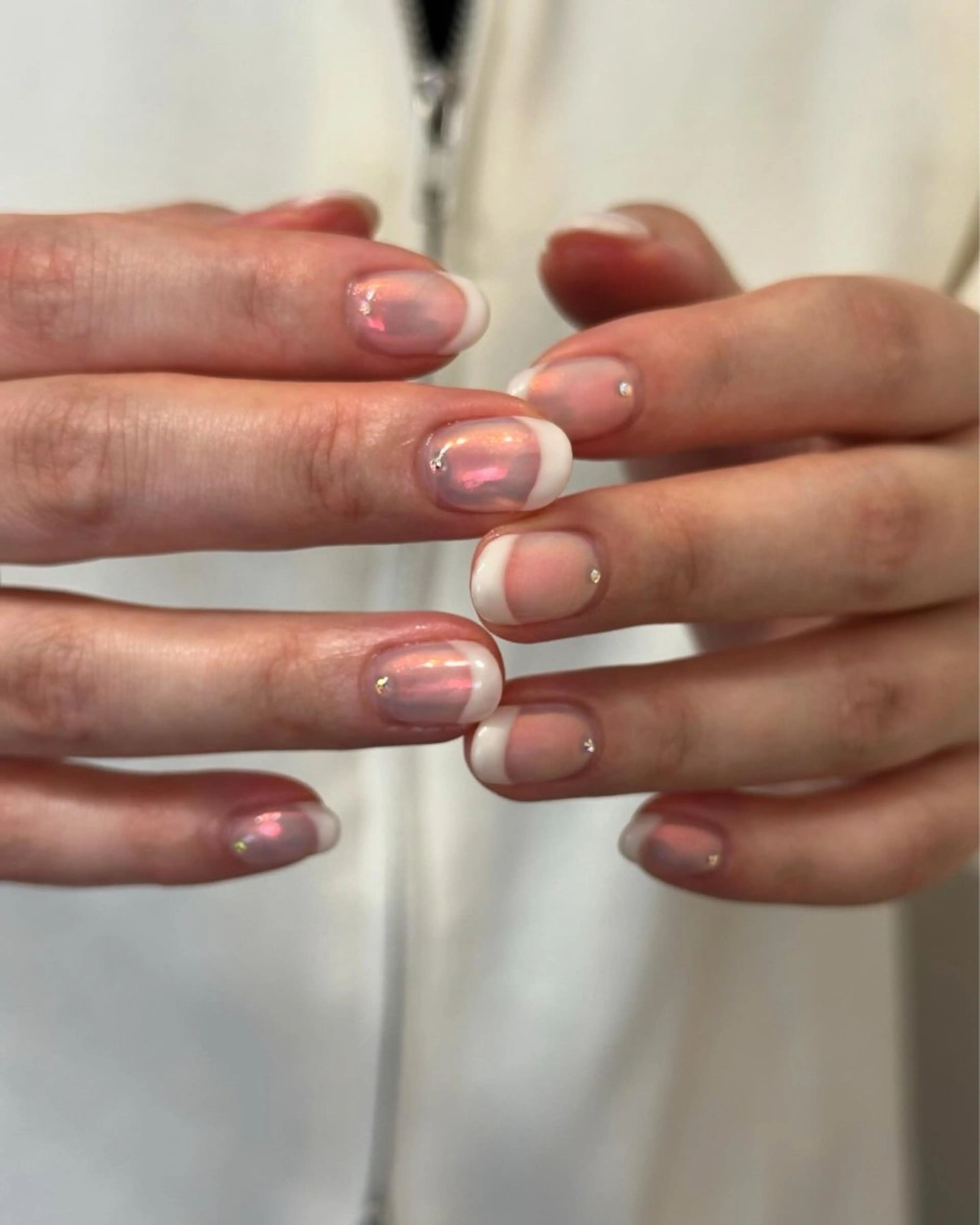 ネイル オーロラネイル ハンドネイル フットネイル kiii.__ ✴︎*のネイルデザイン