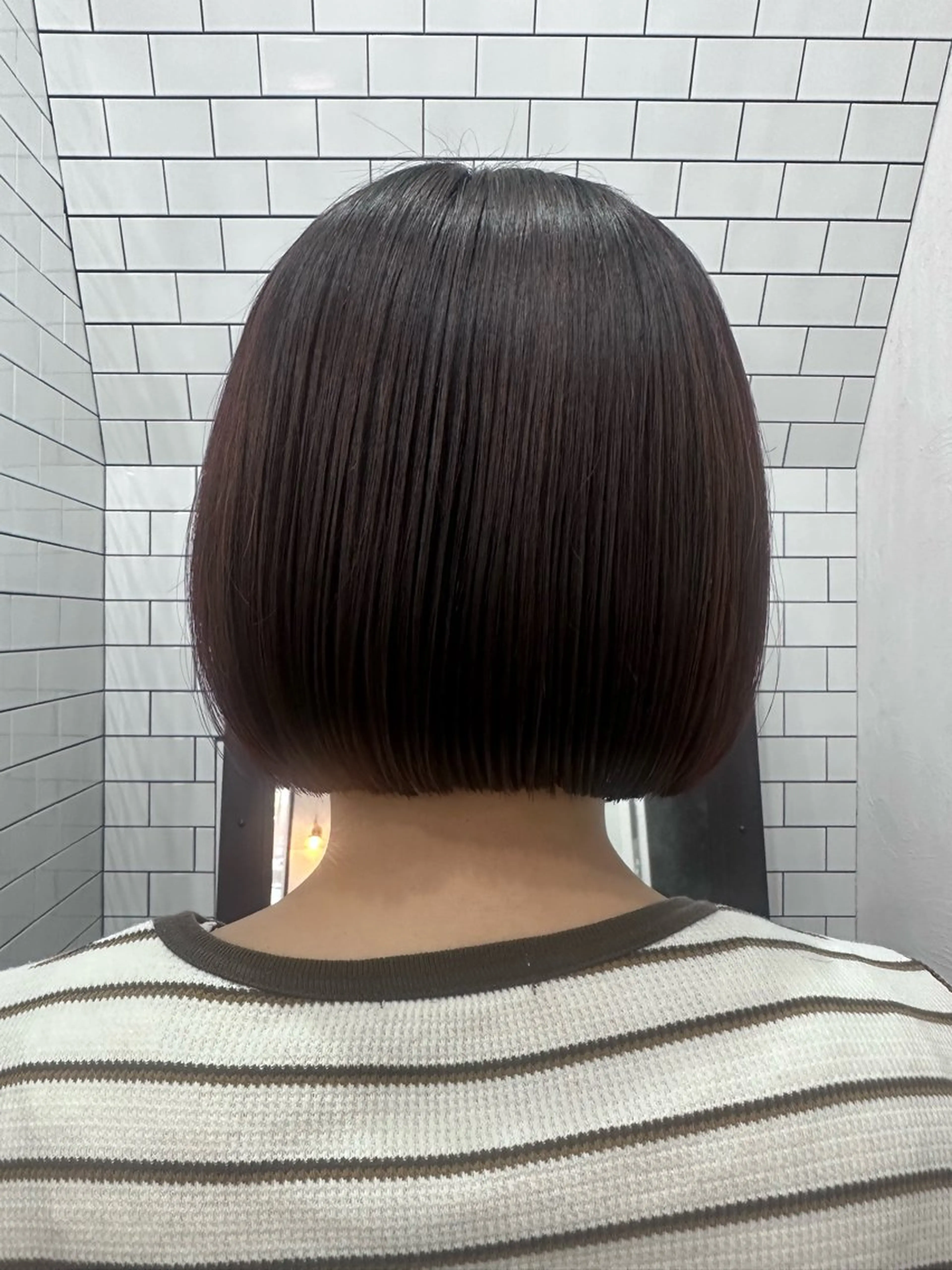 ショート カット 縮毛矯正 トリートメント 妙見 知洋のヘアスタイル