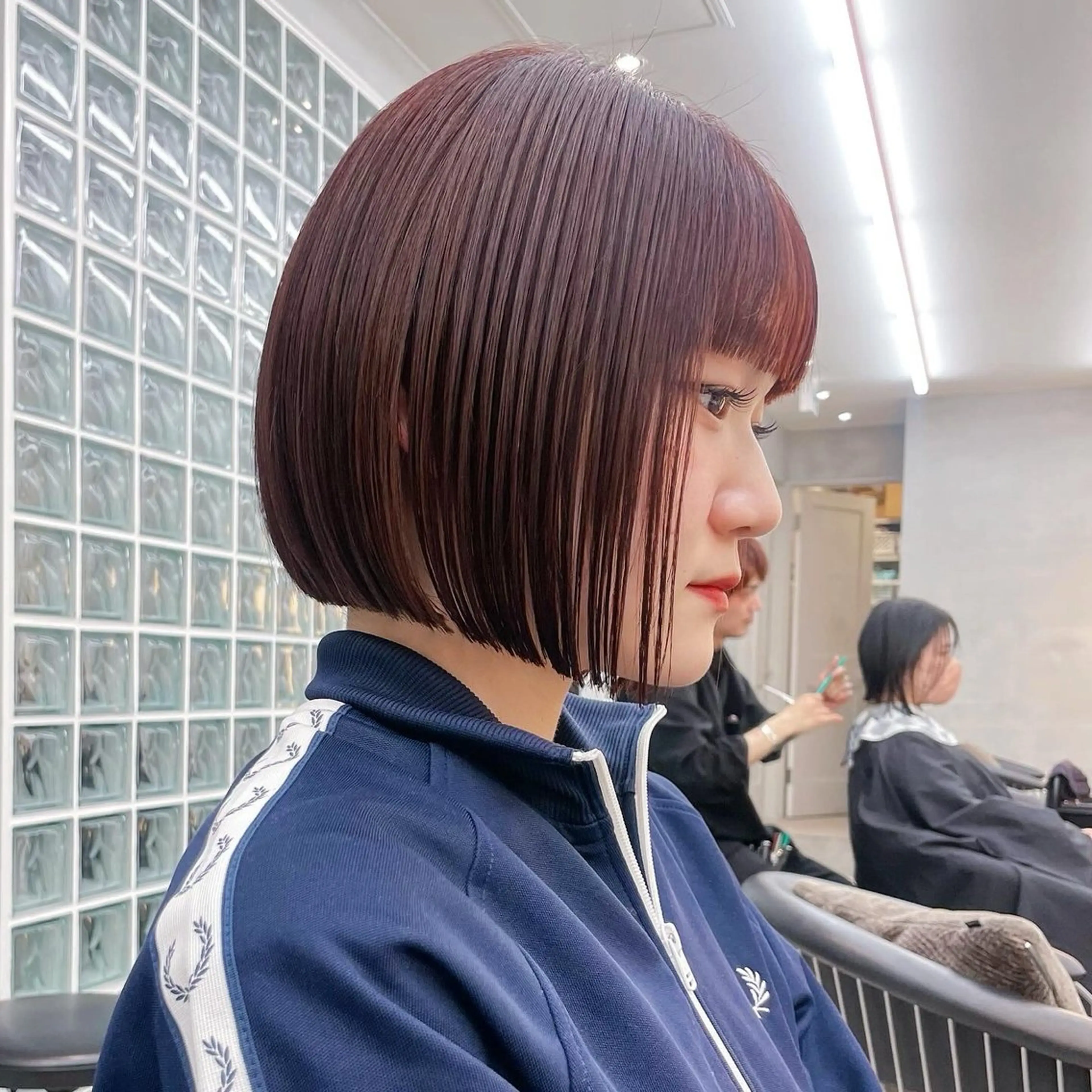 ショート Misaki /ボブ/縮毛矯正のヘアスタイル