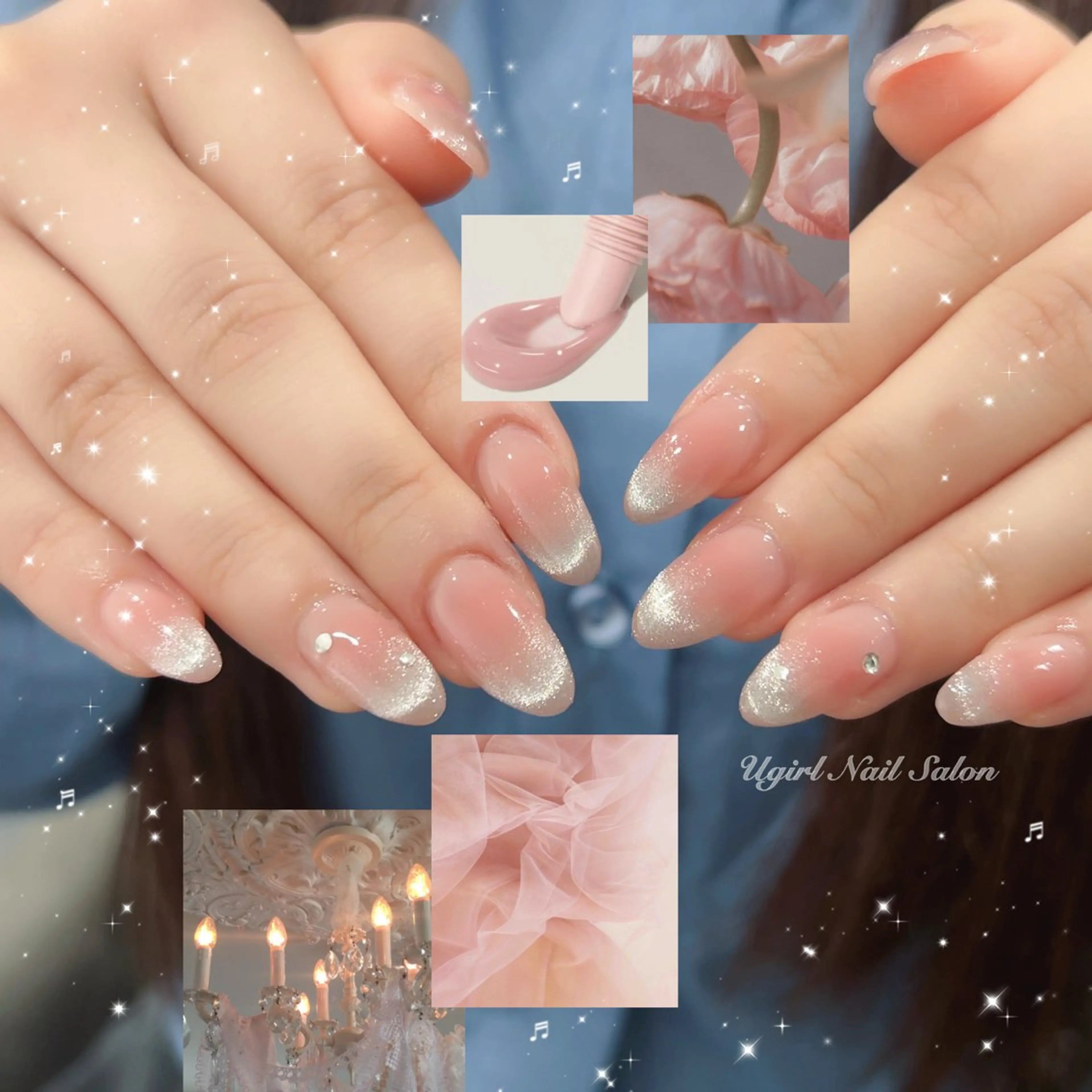 ネイル ハンドネイル 🪄mimi🎀 Midori🪽のネイルデザイン