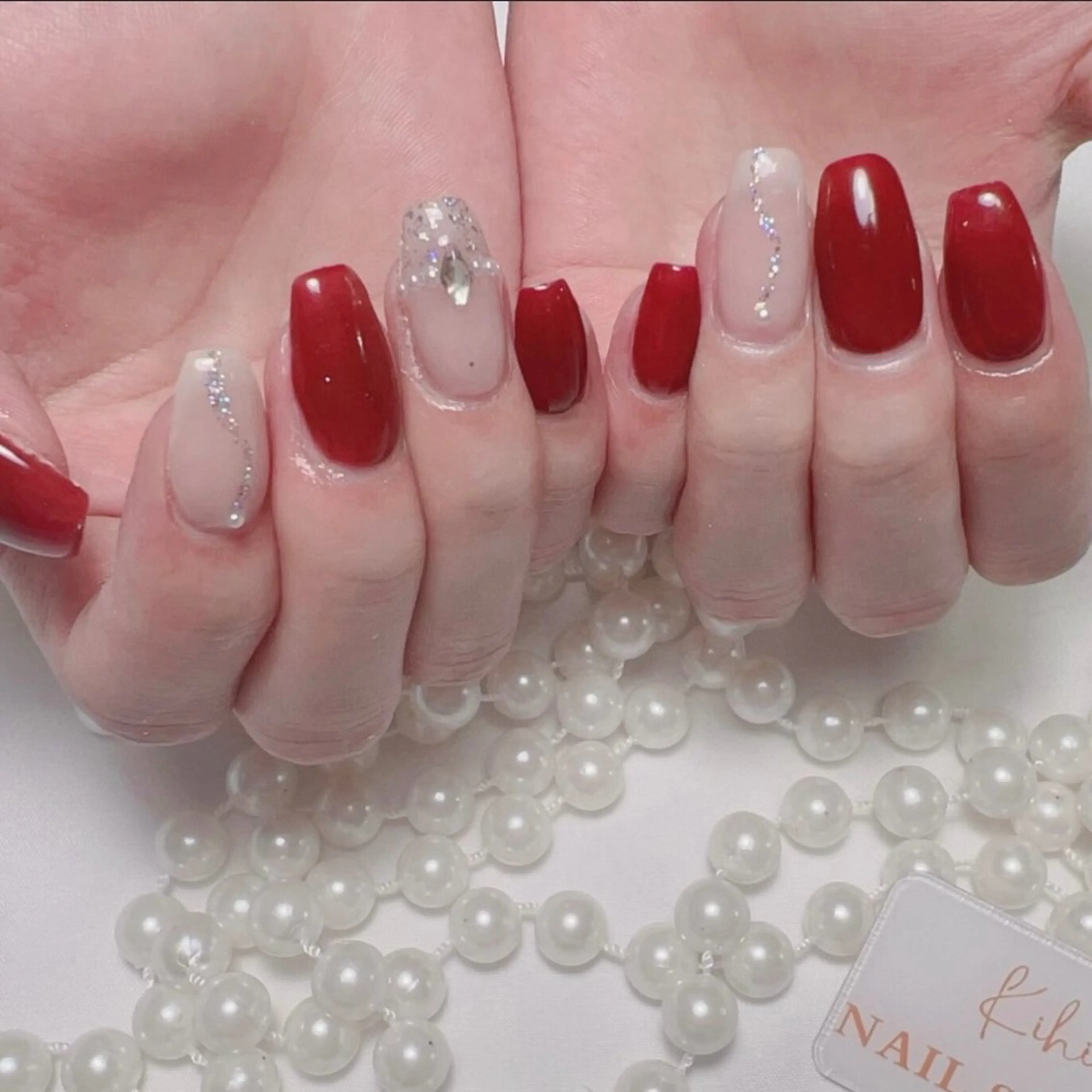 ネイル アートネイル フレンチネイル ジェルネイル グラデーション 韓国ネイル ハンドネイル ハンドケア さくら💮💮 【オフ無料】のネイルデザイン