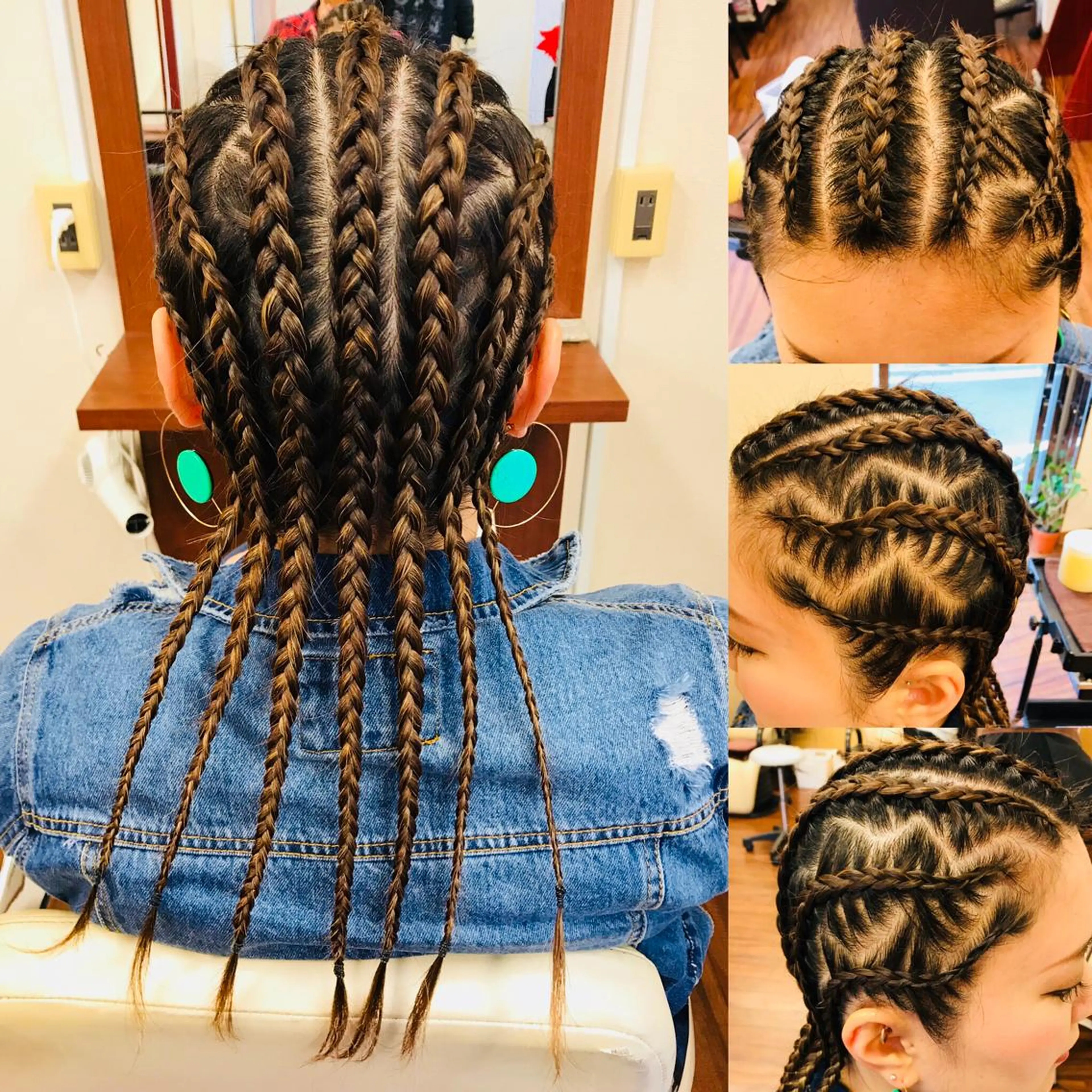 ✨コーンロウ✨ 本田さゃかのヘアスタイル